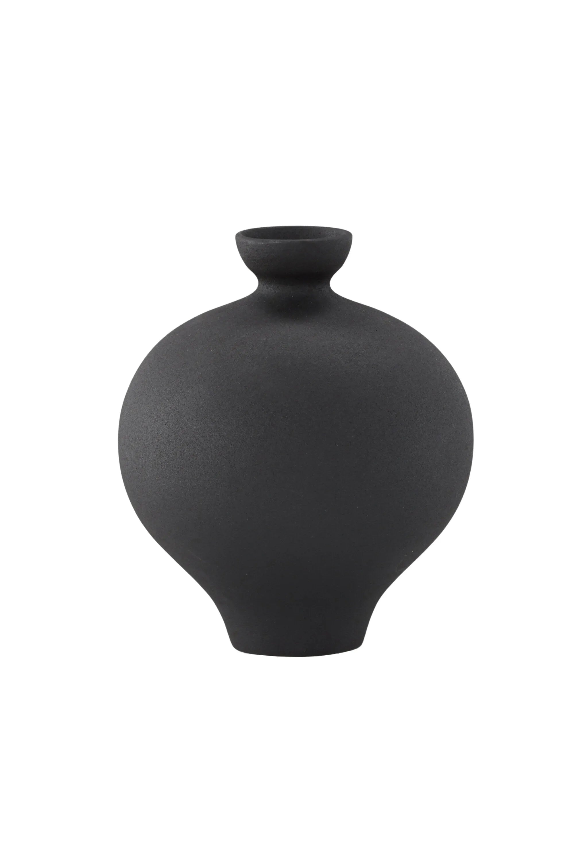 Rellis Vase in Schwarz präsentiert im Onlineshop von KAQTU Design AG. Vase ist von Venture Home