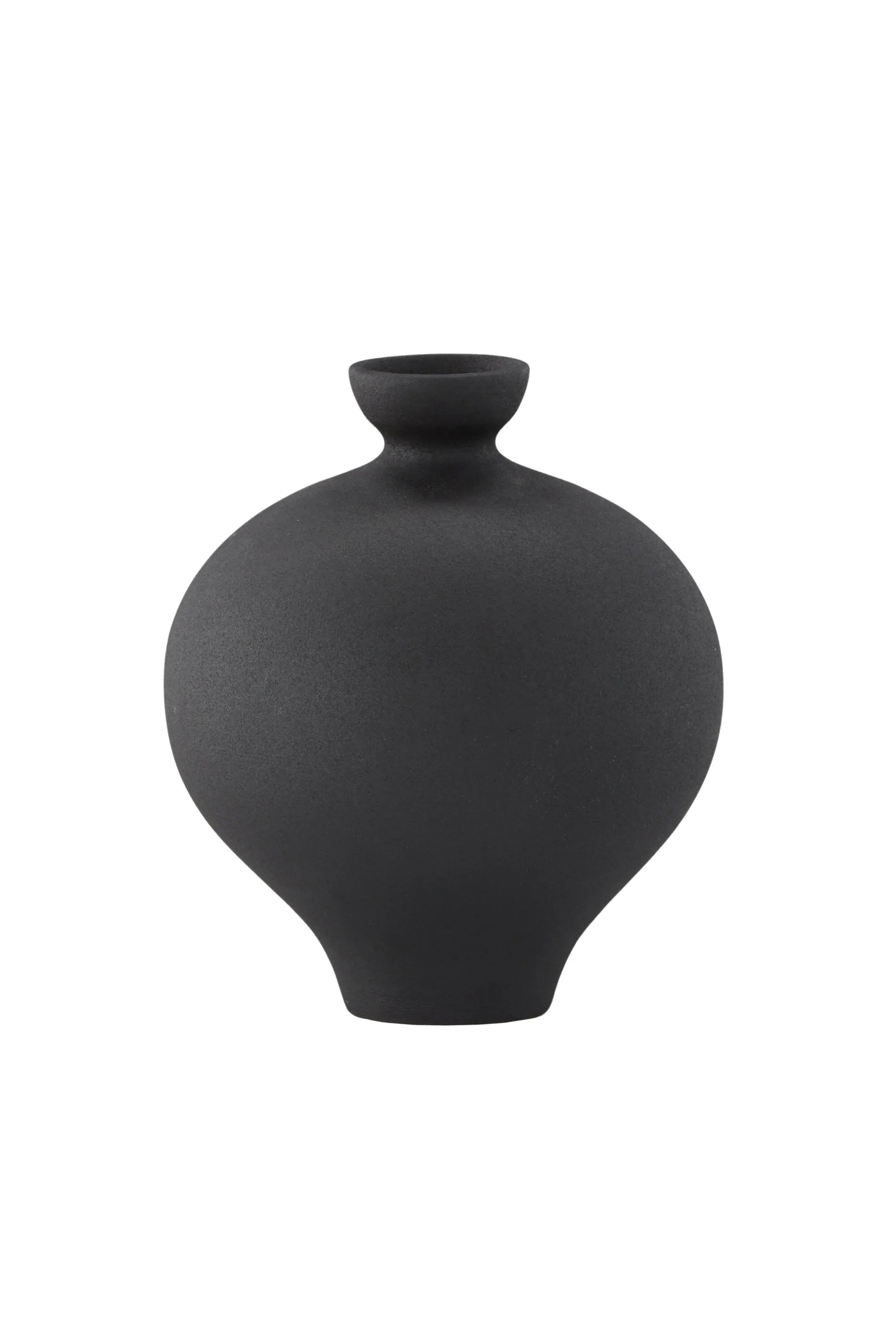 Rellis Vase in Schwarz präsentiert im Onlineshop von KAQTU Design AG. Vase ist von Venture Home