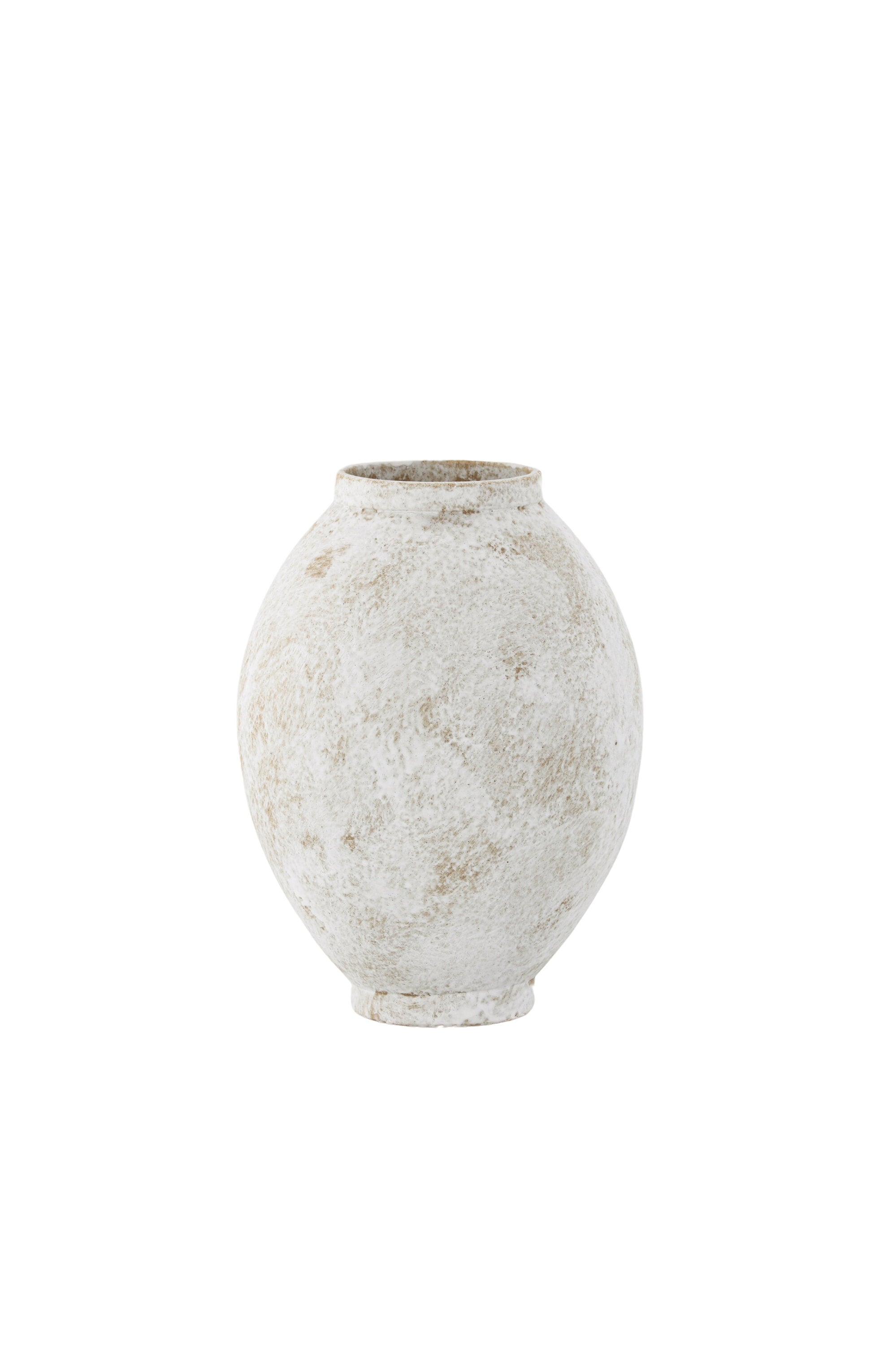 Globe Vase in Beige/Braun präsentiert im Onlineshop von KAQTU Design AG. Vase ist von Venture Home