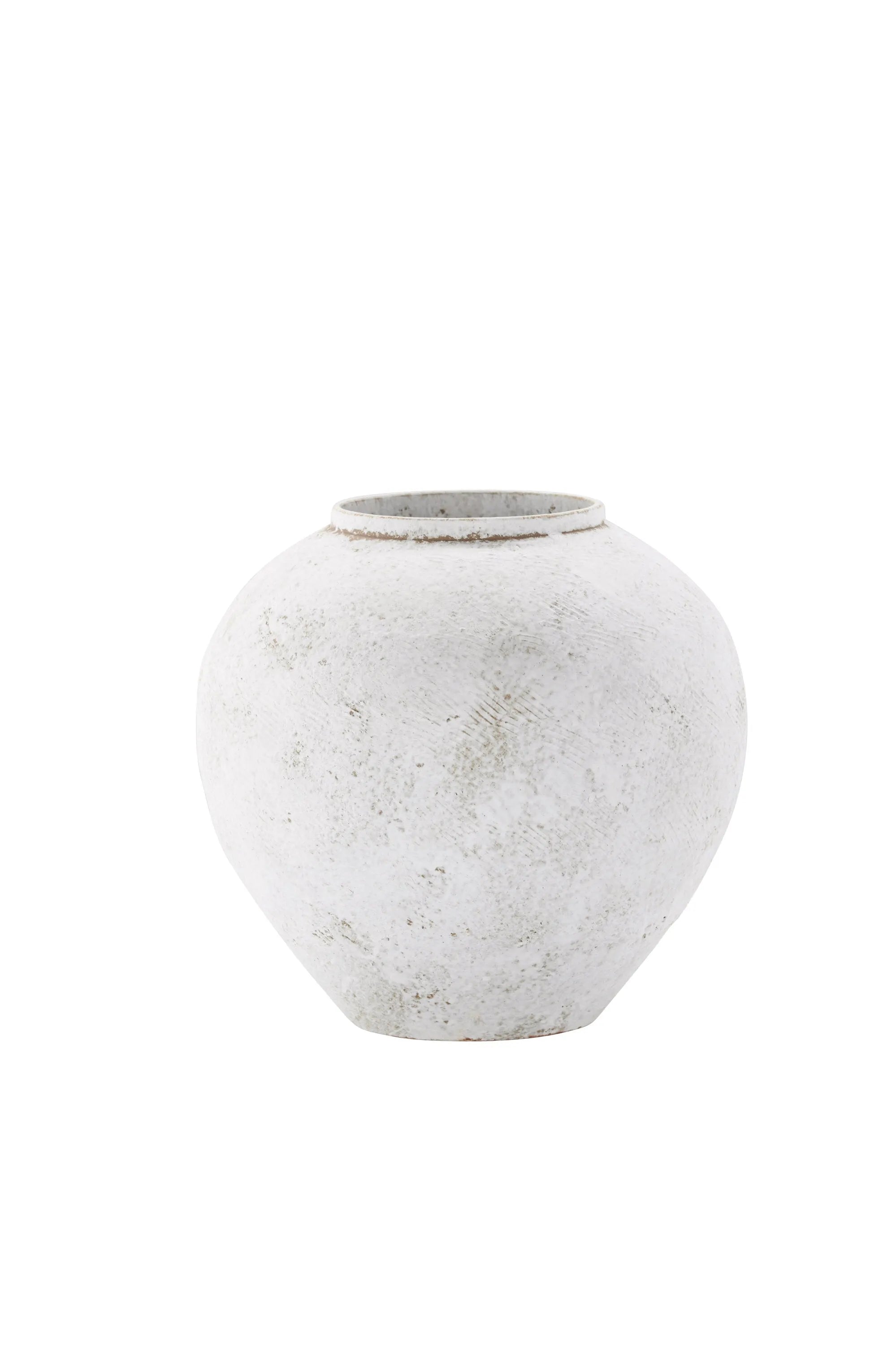 Globe Vase in Beige/Braun präsentiert im Onlineshop von KAQTU Design AG. Vase ist von Venture Home