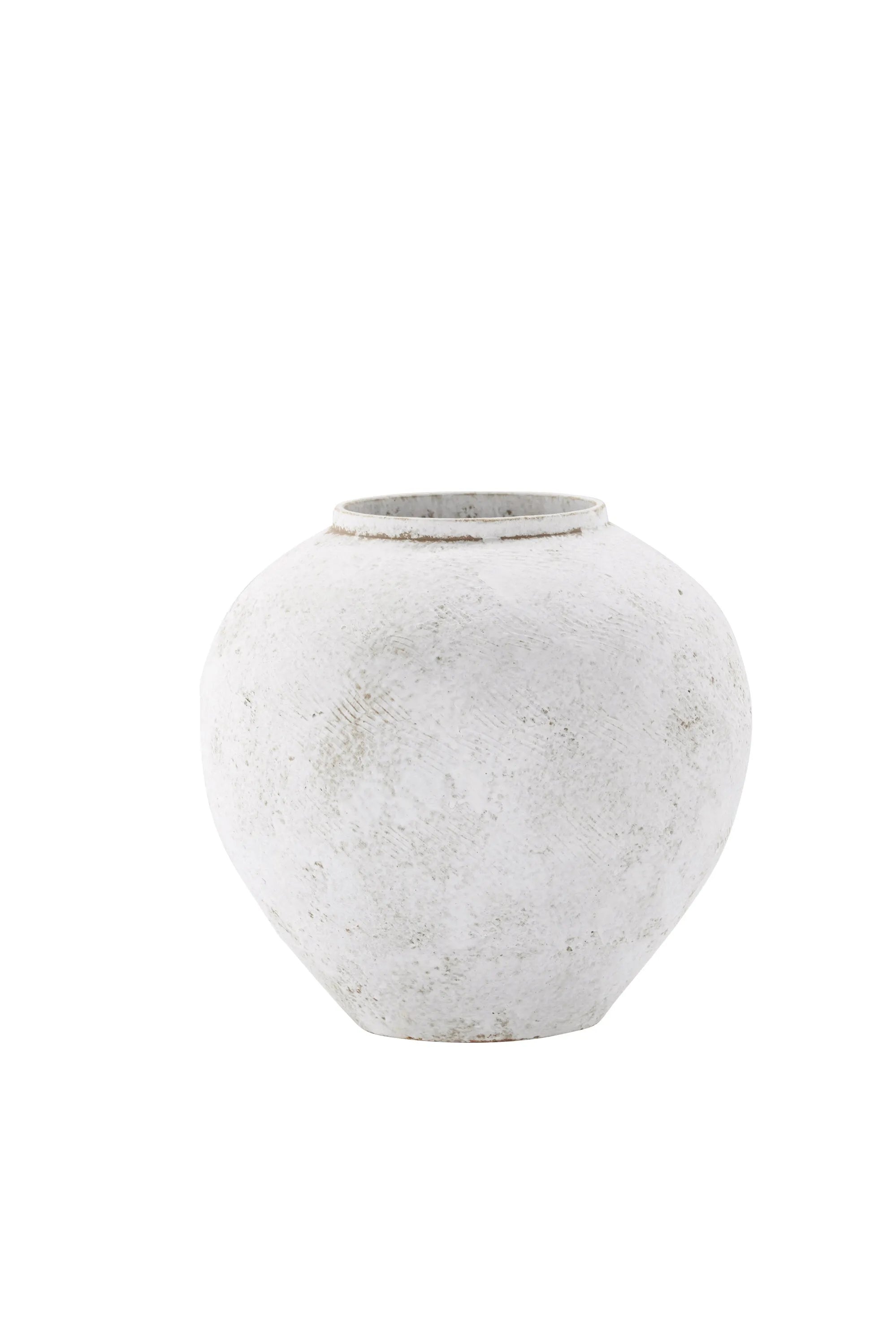 Globe Vase in Beige/Braun präsentiert im Onlineshop von KAQTU Design AG. Vase ist von Venture Home