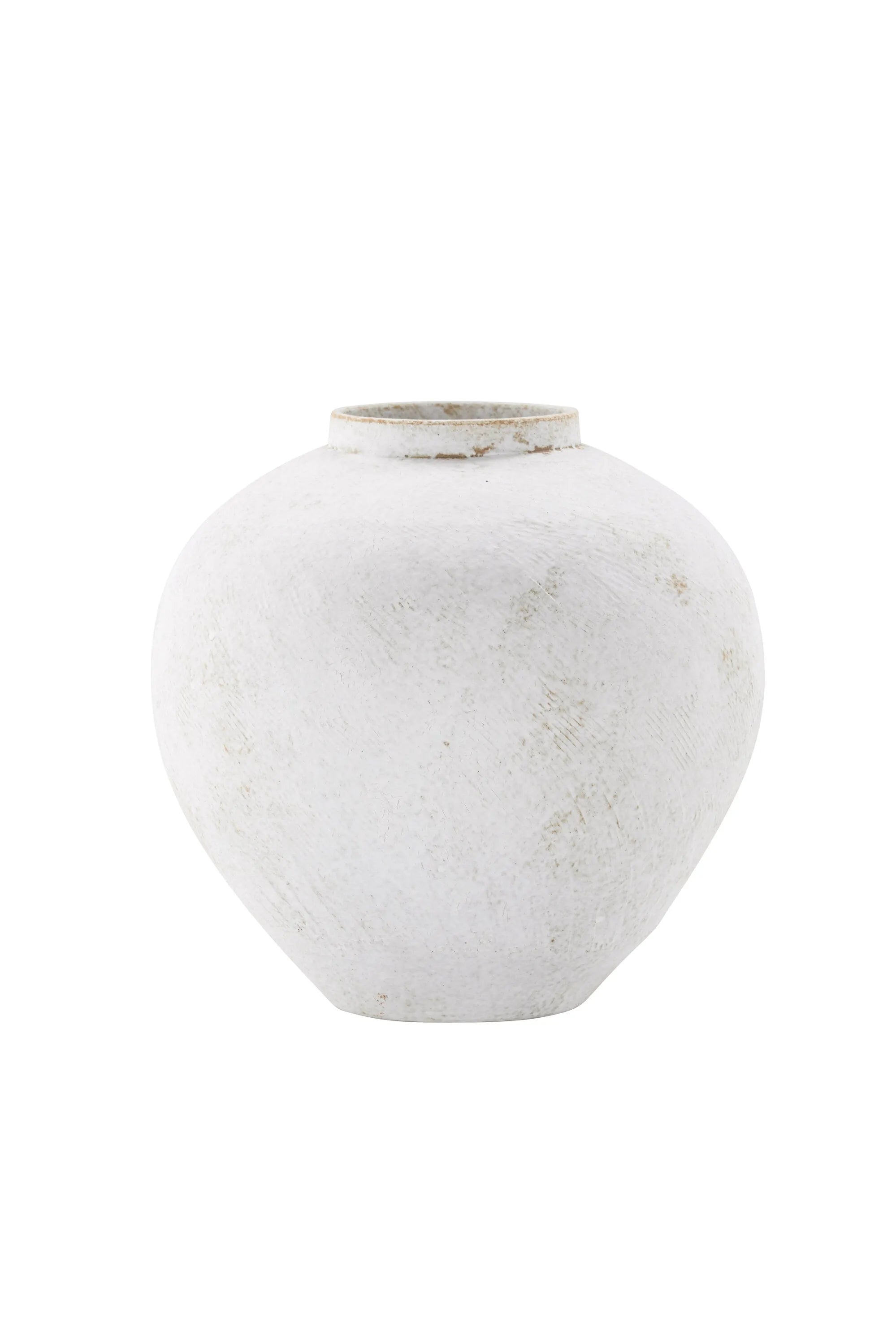 Globe Vase in Beige/Braun präsentiert im Onlineshop von KAQTU Design AG. Vase ist von Venture Home