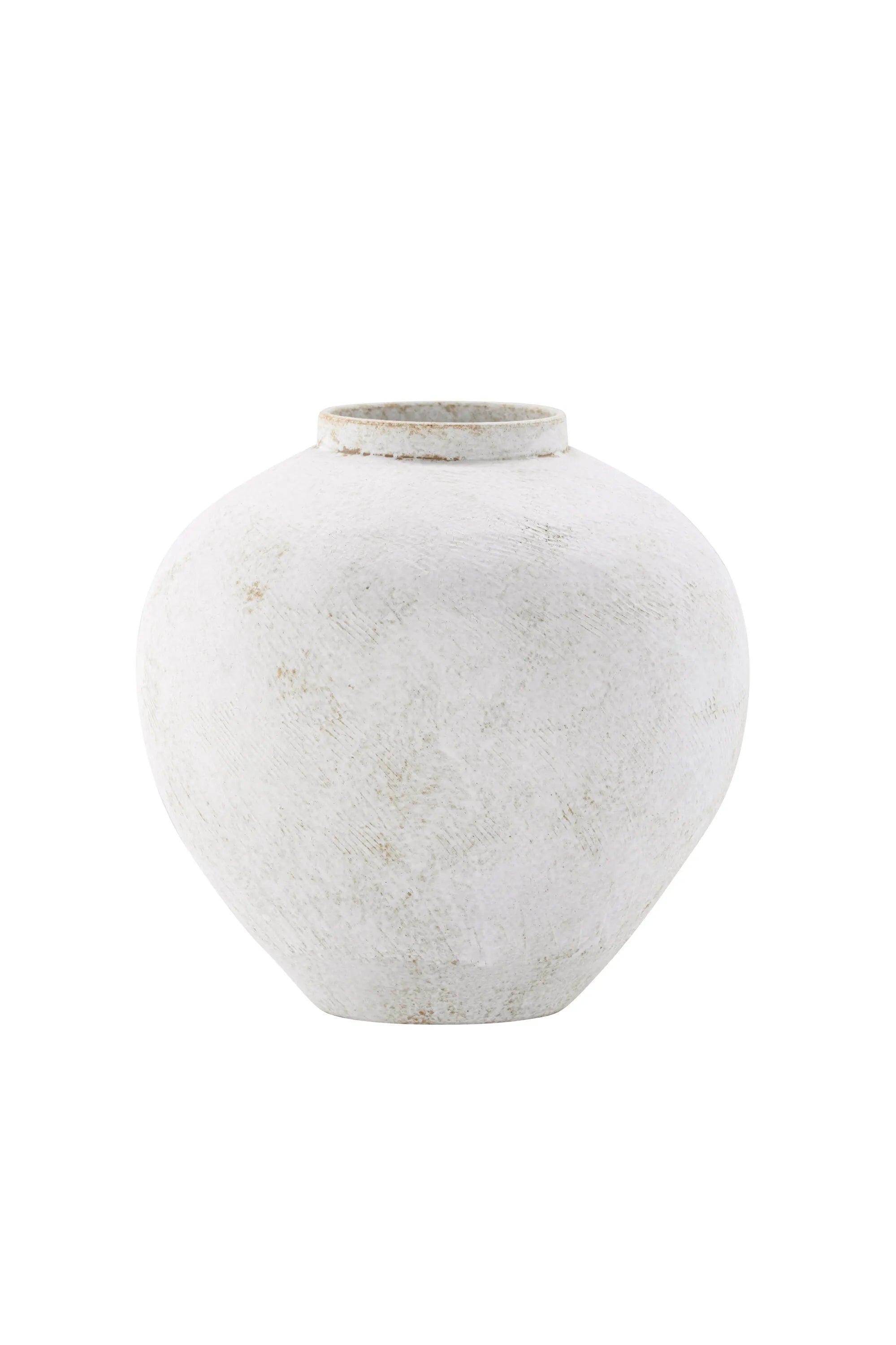 Globe Vase in Beige/Braun präsentiert im Onlineshop von KAQTU Design AG. Vase ist von Venture Home