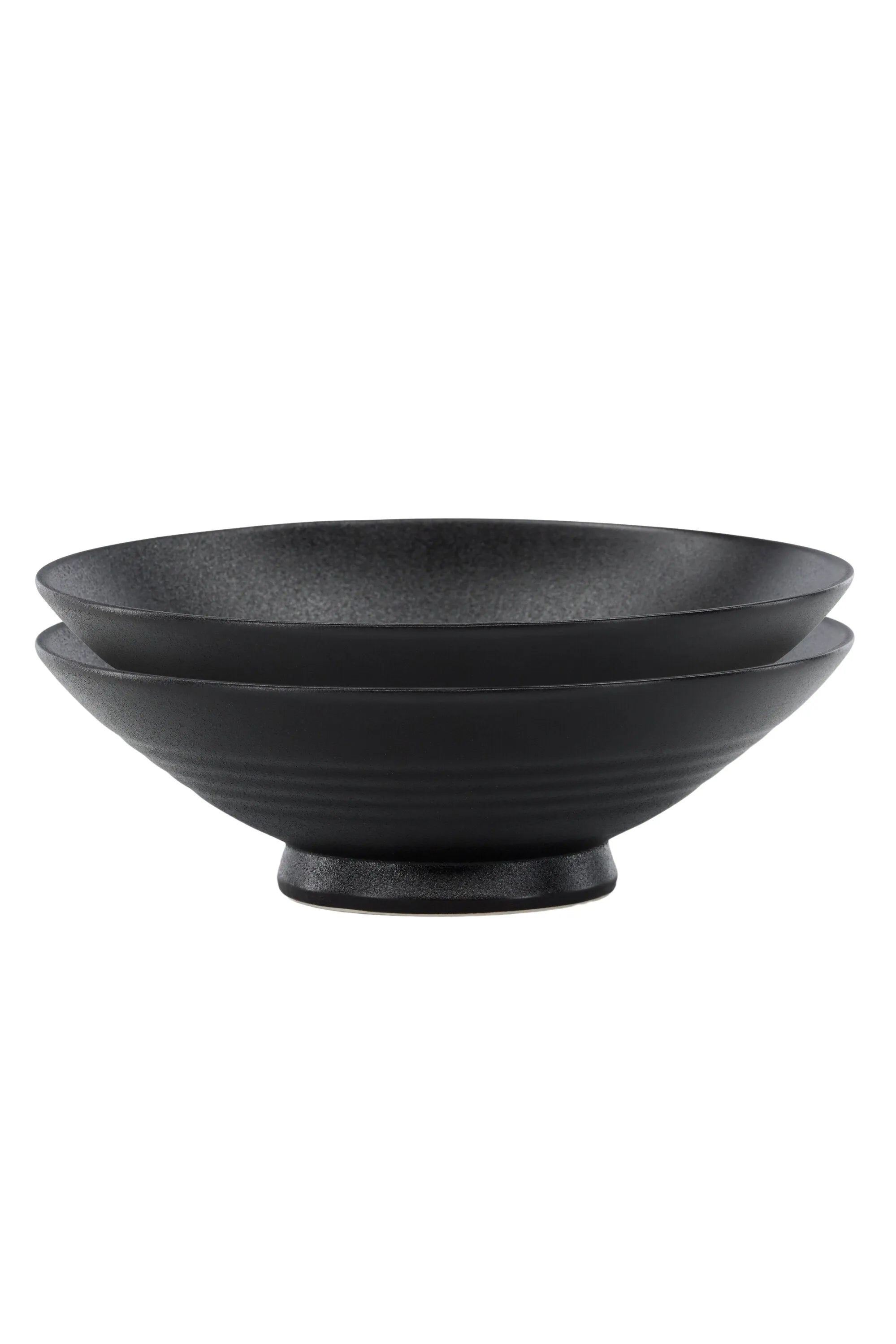 Wabi Sabi Bowl in Schwarz präsentiert im Onlineshop von KAQTU Design AG. Schale ist von Venture Home