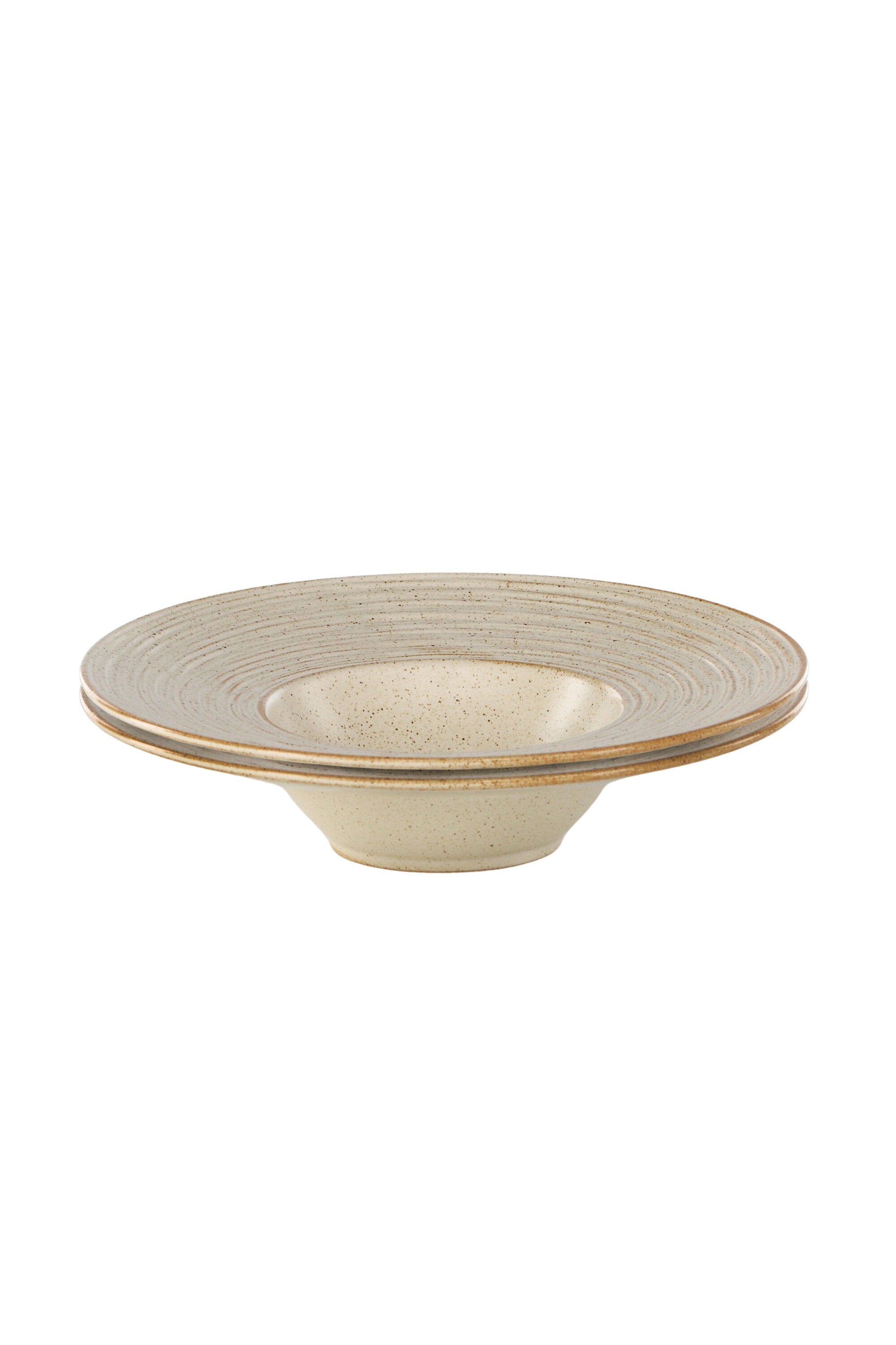 Active Bowl in Beige/Schwarz präsentiert im Onlineshop von KAQTU Design AG. Schale ist von Venture Home