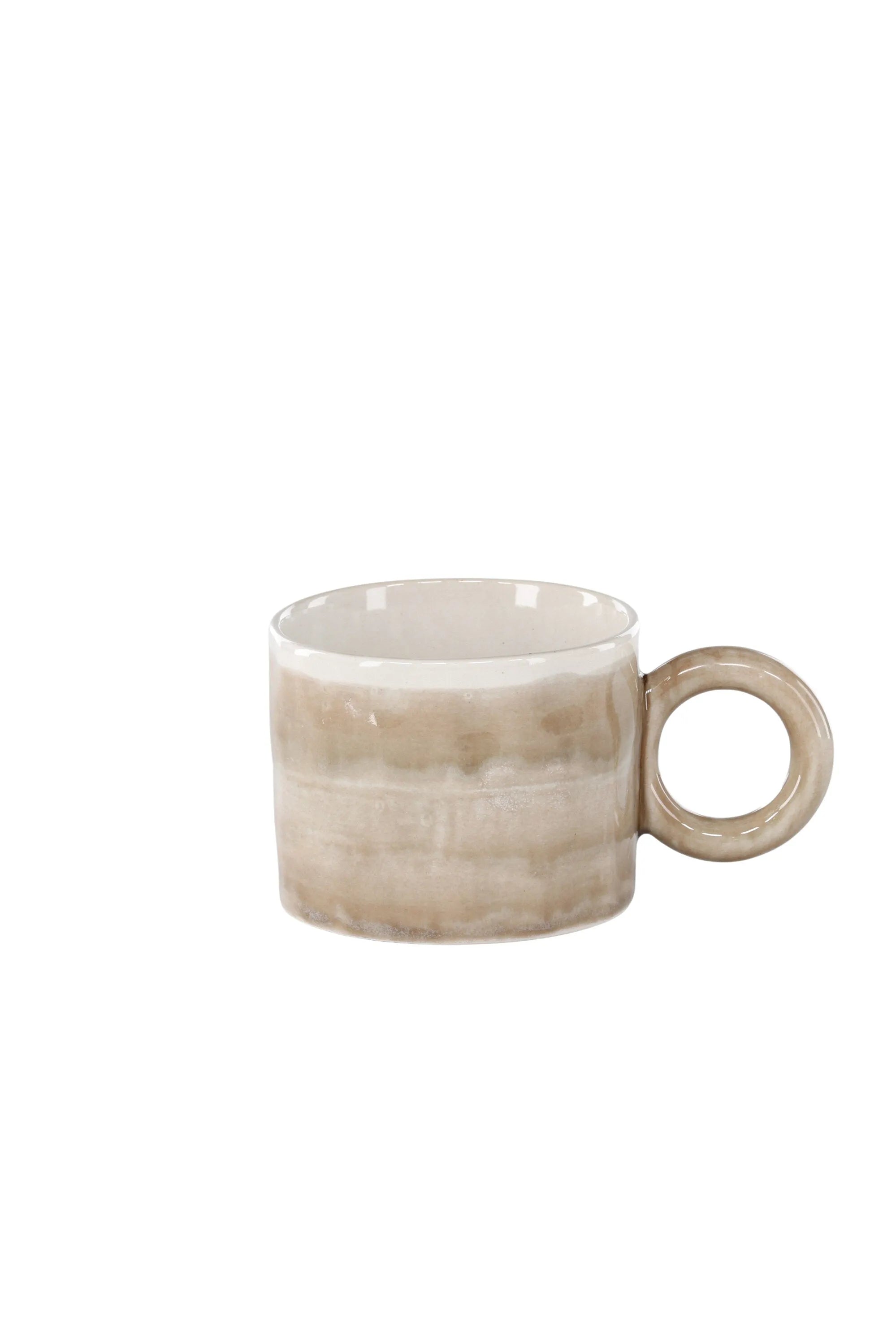 Jubie Kaffeetasse in Beige präsentiert im Onlineshop von KAQTU Design AG. Kaffeetassen ist von Venture Home