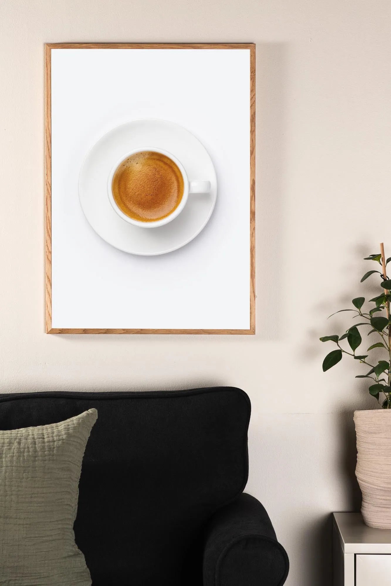 Elegantes Kaffee-Poster für moderne Wohnräume von Venture Home.