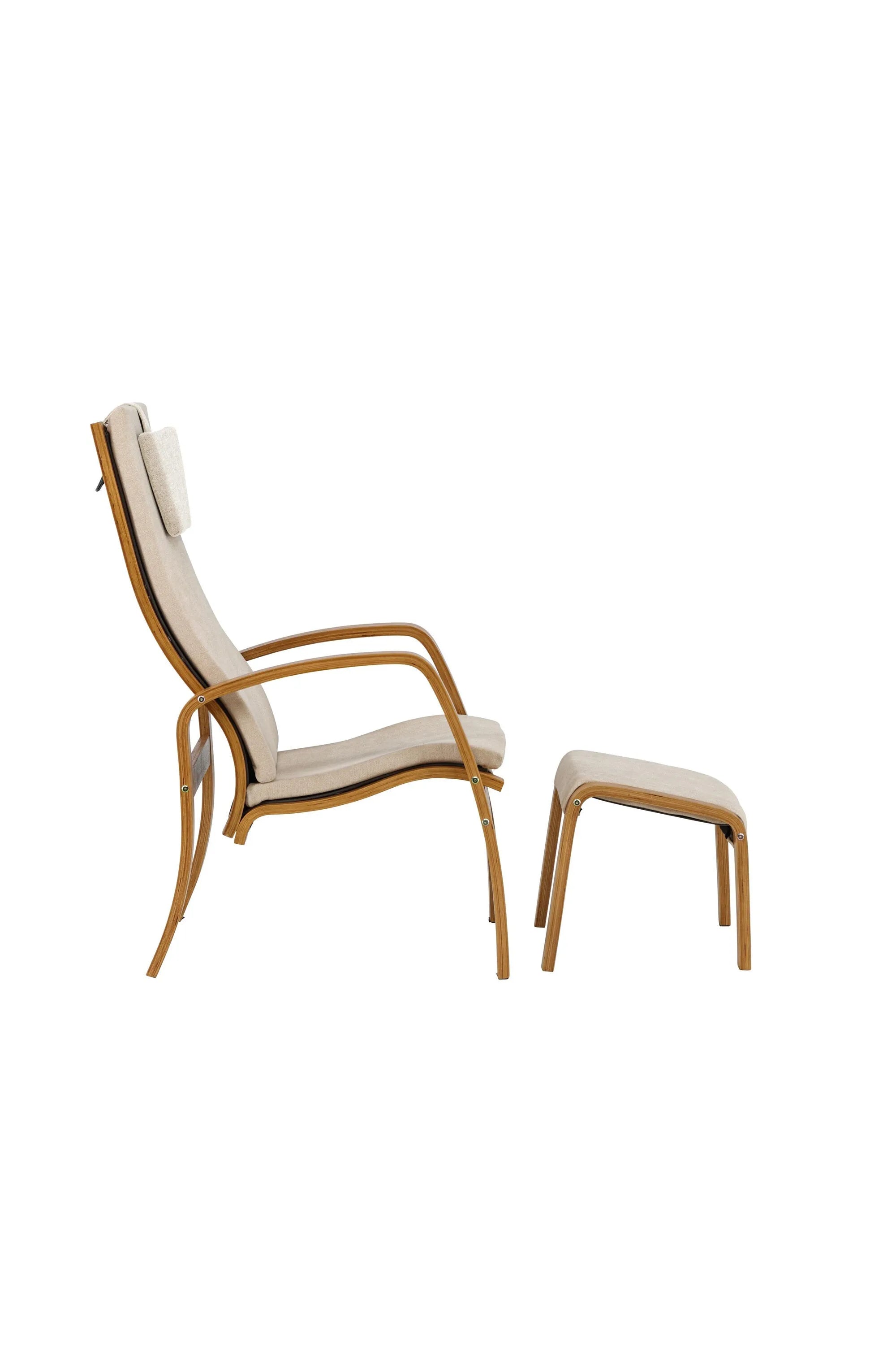 Grötö Lounge Stuhl in Beige/Dunkelgrau präsentiert im Onlineshop von KAQTU Design AG. Sessel ist von Venture Home