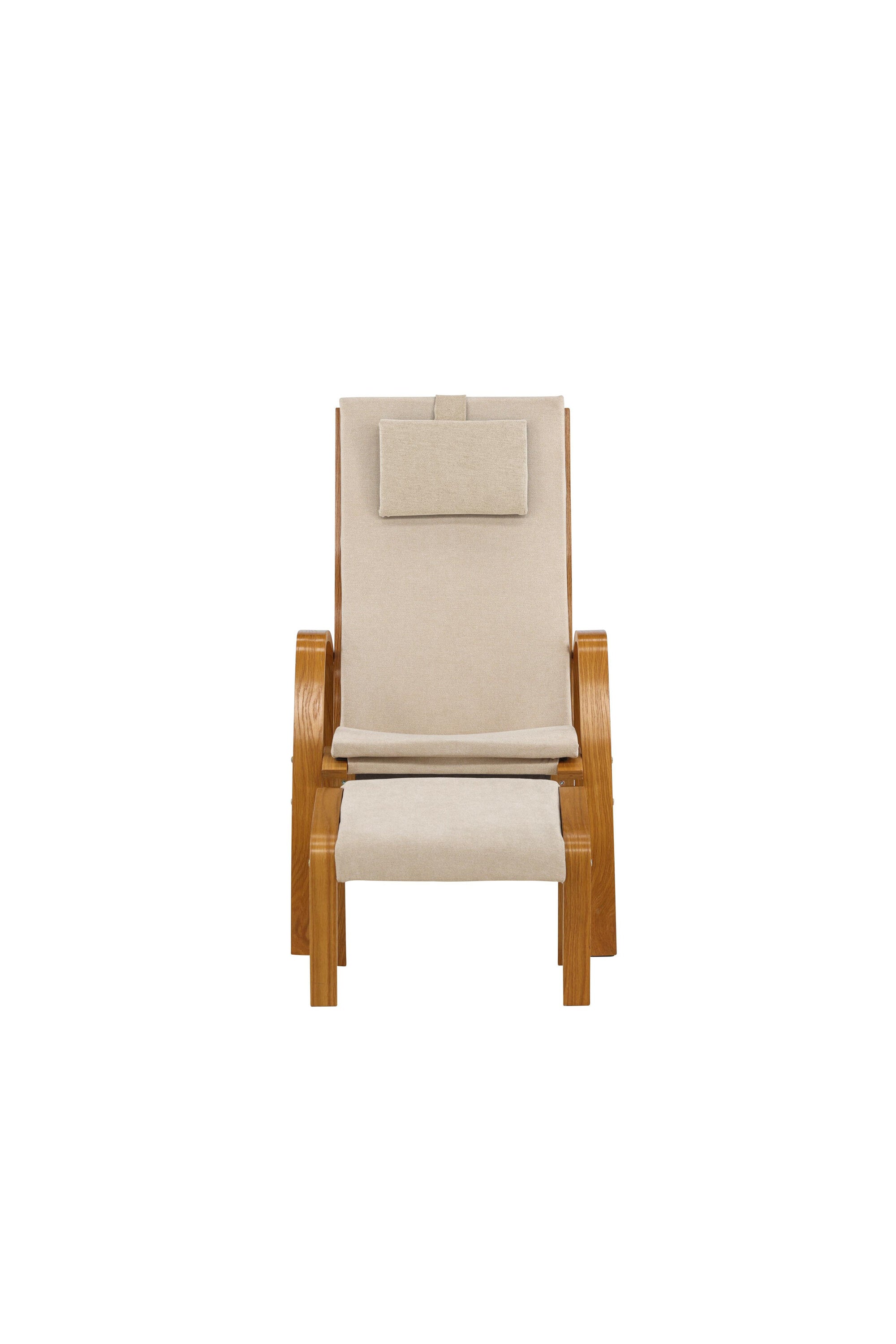 Grötö Lounge Stuhl in Beige/Dunkelgrau präsentiert im Onlineshop von KAQTU Design AG. Sessel ist von Venture Home