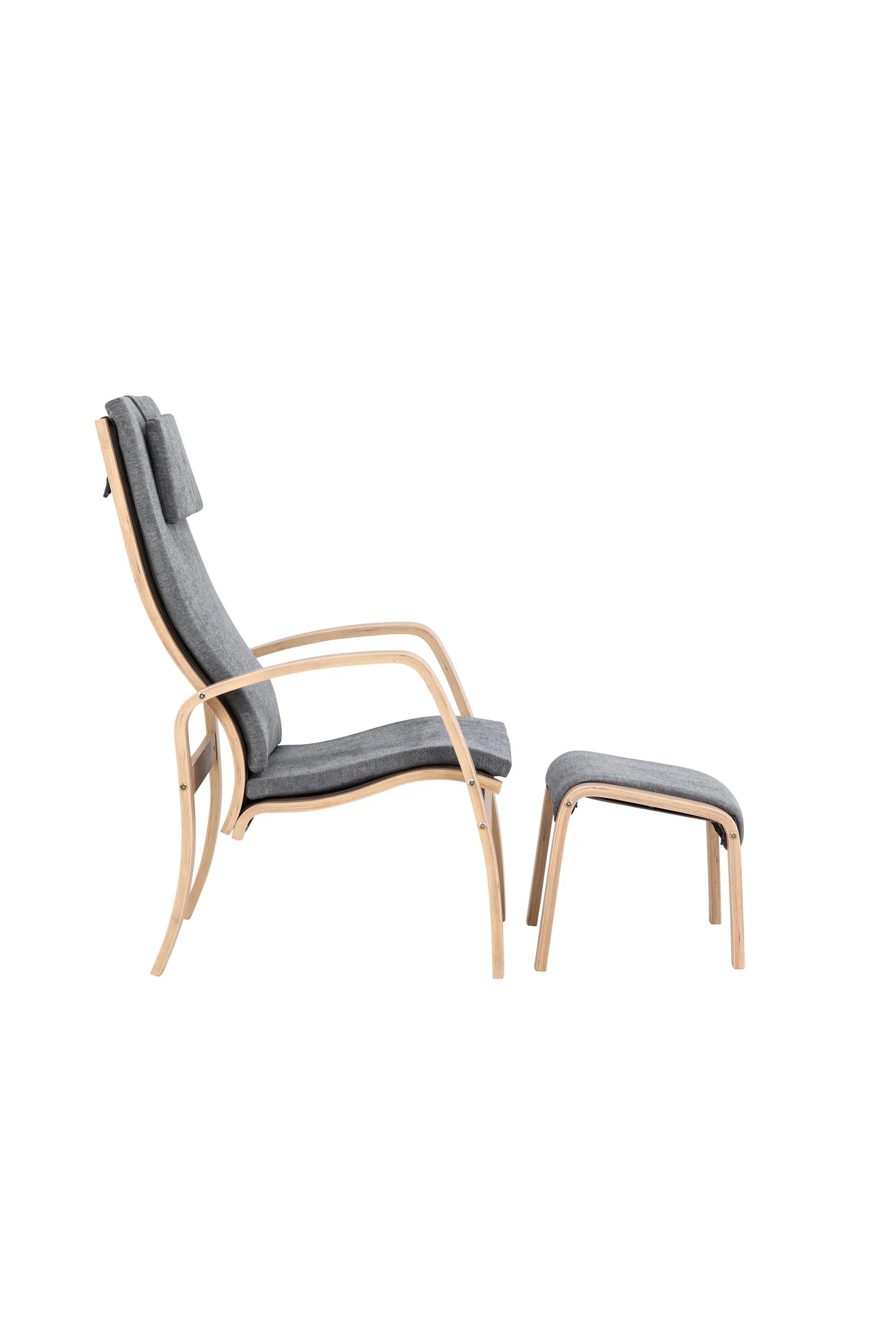 Grötö Lounge Stuhl in Beige/Dunkelgrau präsentiert im Onlineshop von KAQTU Design AG. Sessel ist von Venture Home