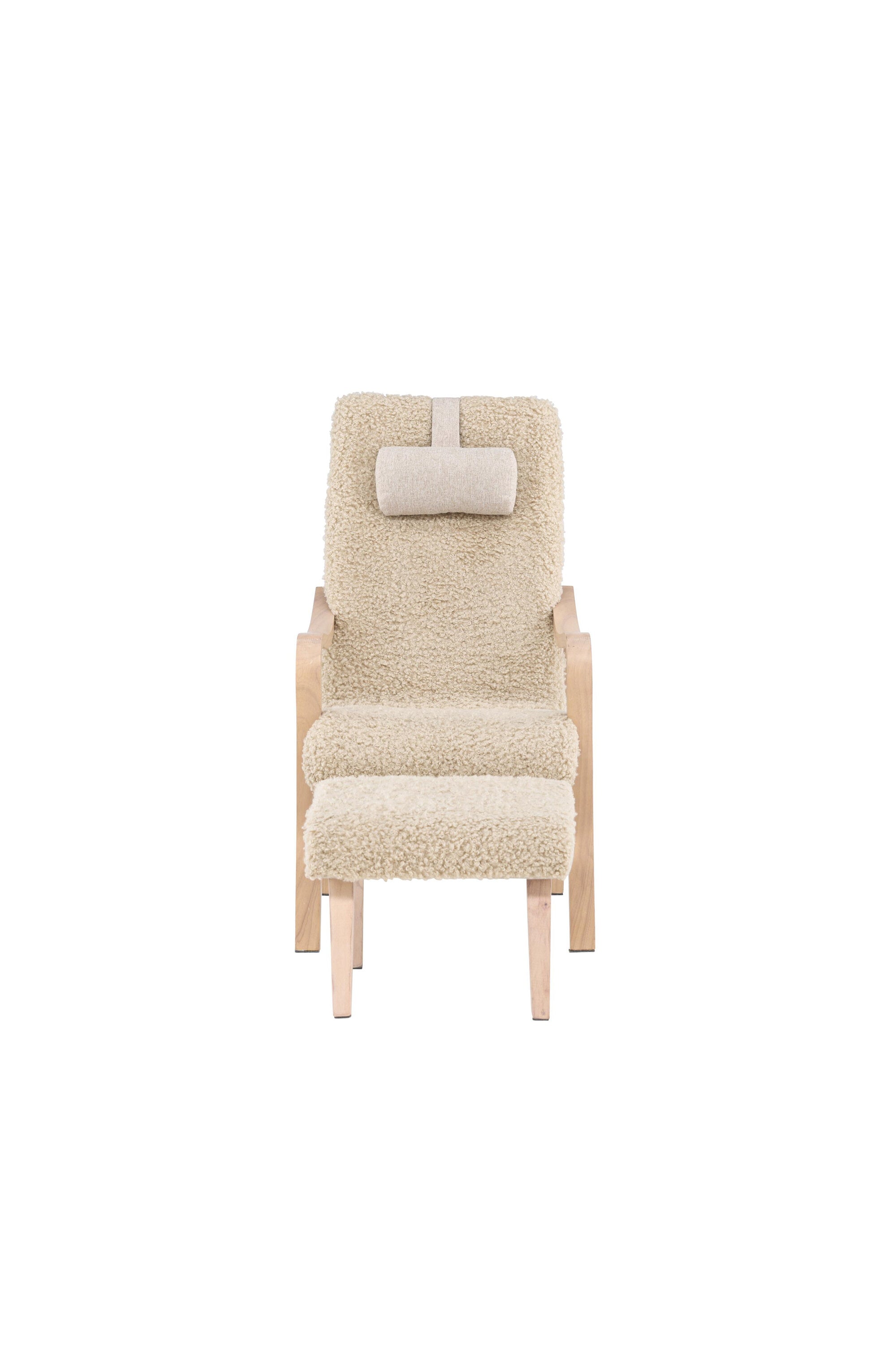 Fårö Lounge Stuhl in Beige/Braun präsentiert im Onlineshop von KAQTU Design AG. Sessel ist von Venture Home