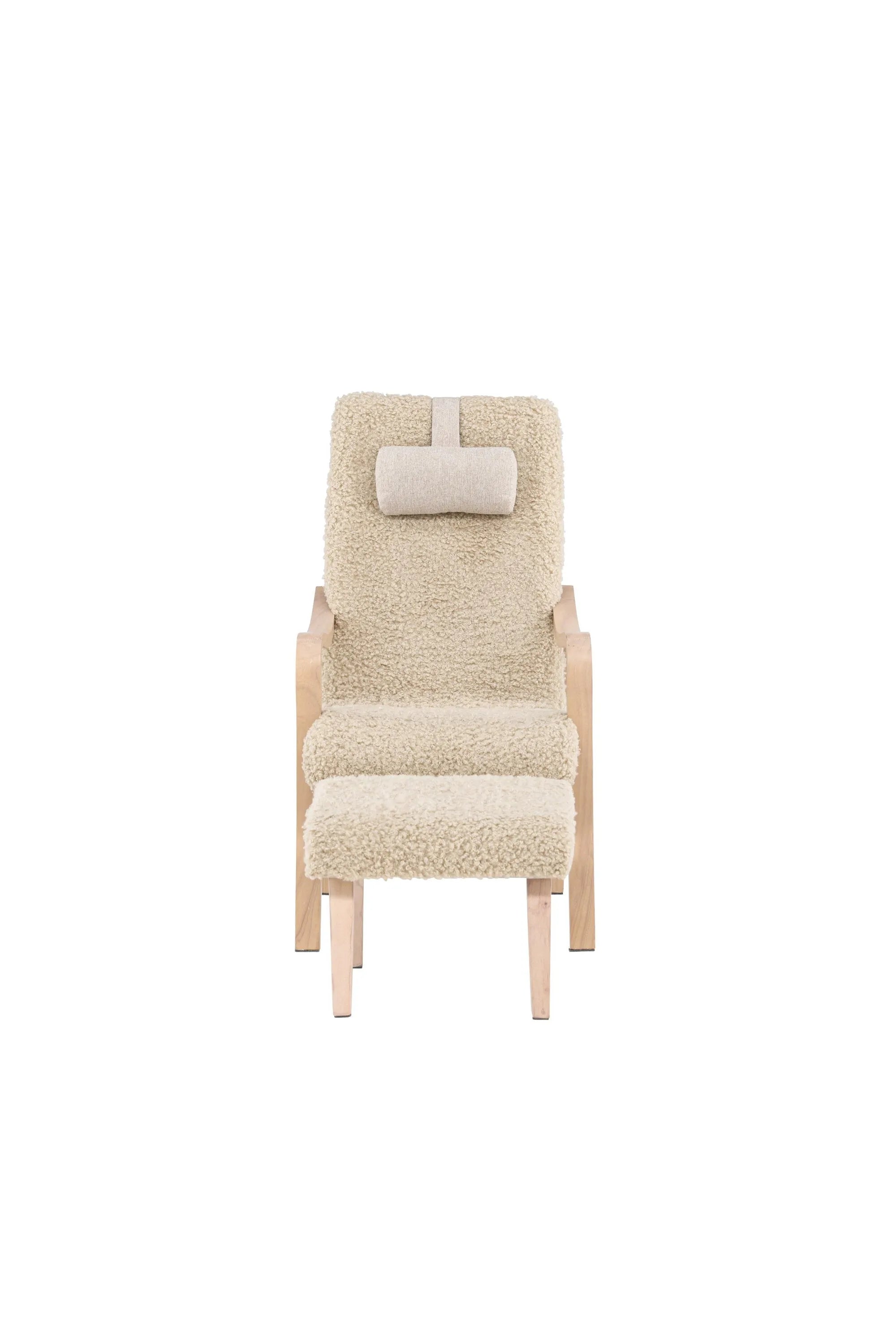 Fårö Lounge Stuhl in Beige/Braun präsentiert im Onlineshop von KAQTU Design AG. Sessel ist von Venture Home