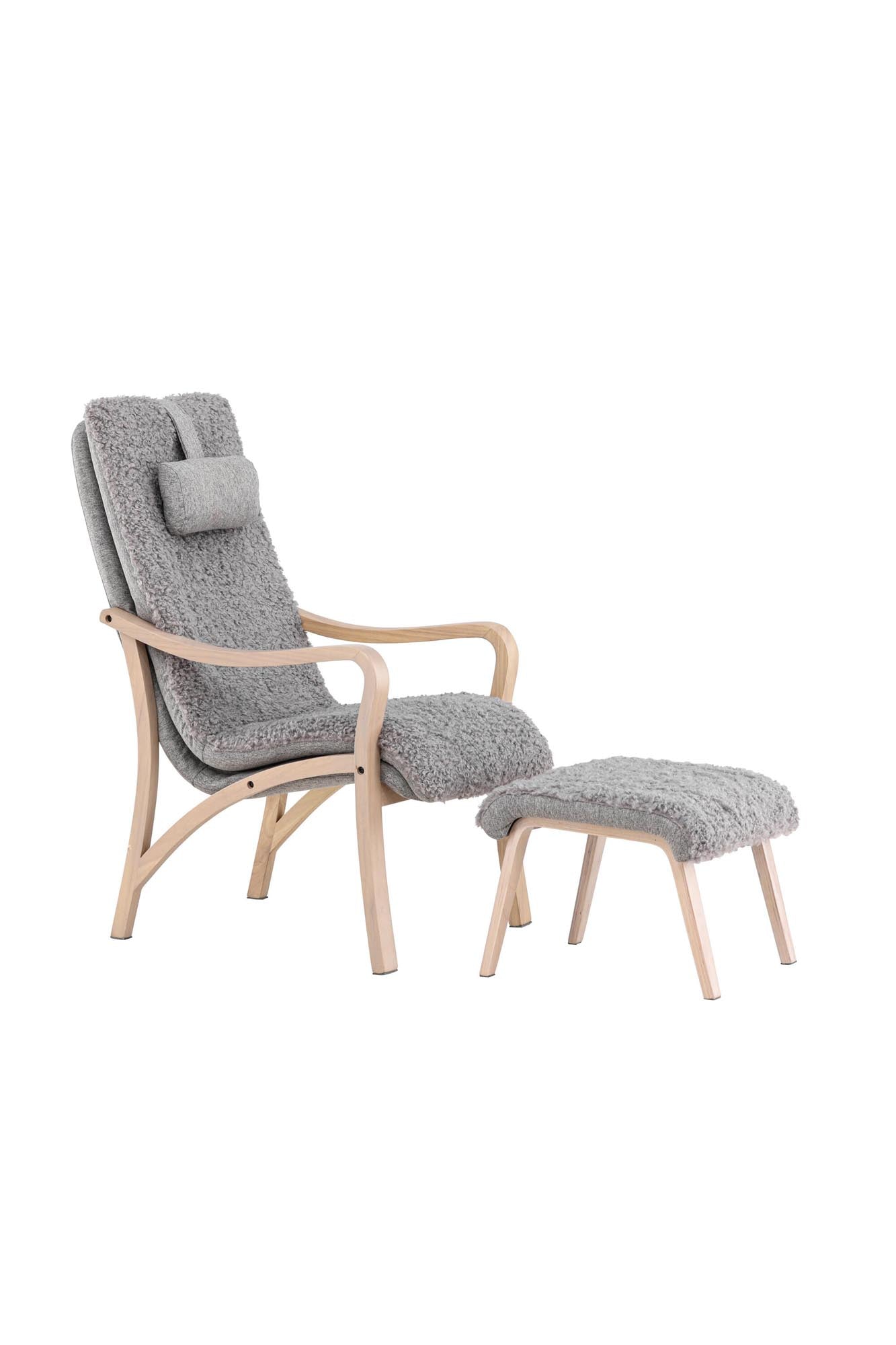 Fårö Lounge Stuhl in Beige/Braun präsentiert im Onlineshop von KAQTU Design AG. Sessel ist von Venture Home