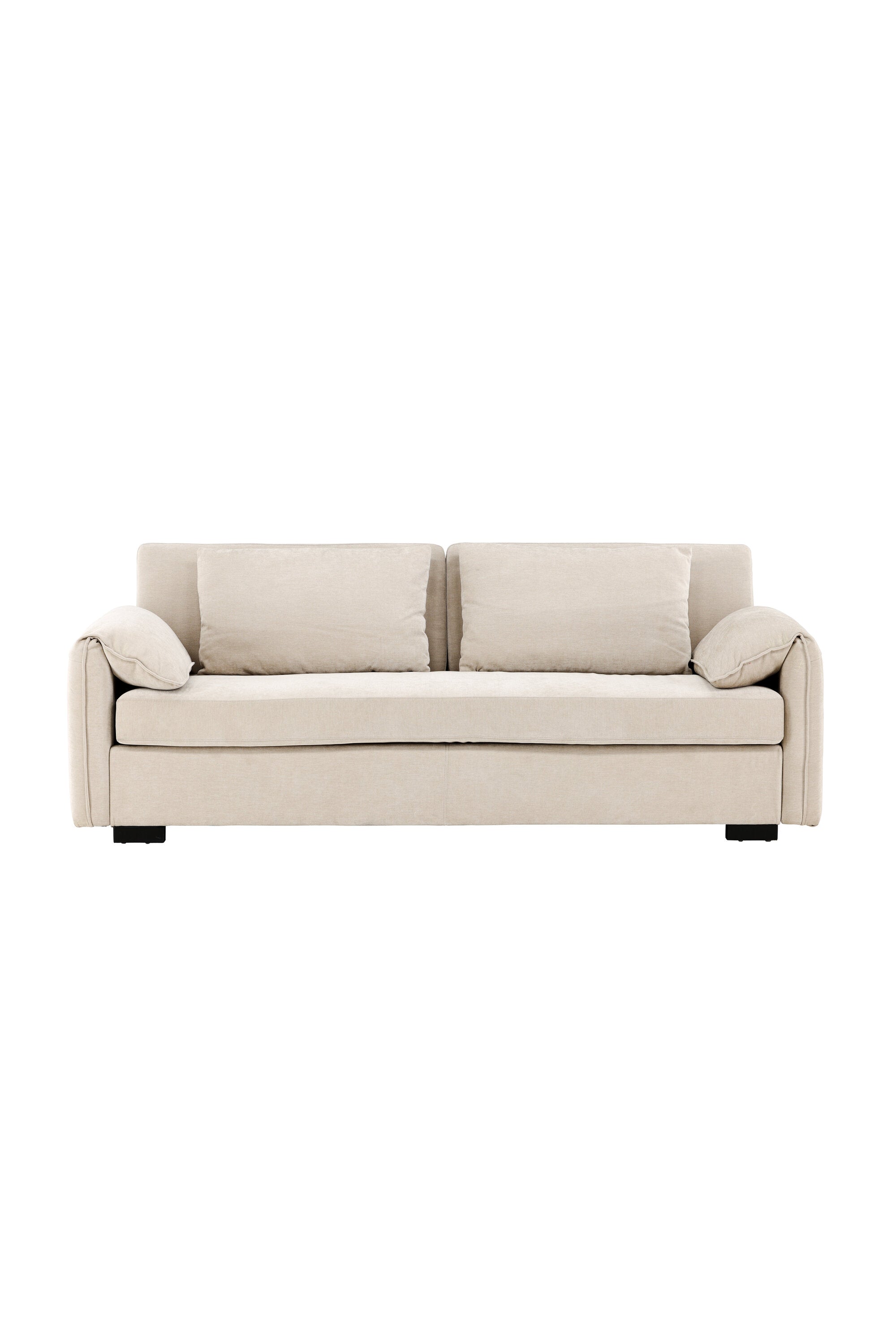 Malva 3-Seat Sofa in Schwarz/Beige präsentiert im Onlineshop von KAQTU Design AG. 3er Sofa ist von Venture Home