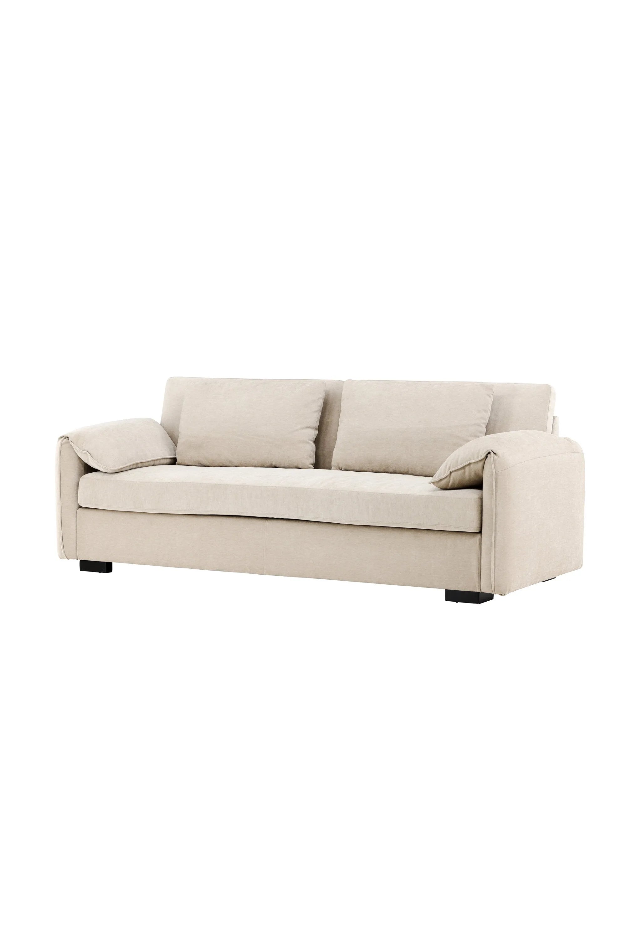 Malva 3-Seat Sofa in Schwarz/Beige präsentiert im Onlineshop von KAQTU Design AG. 3er Sofa ist von Venture Home