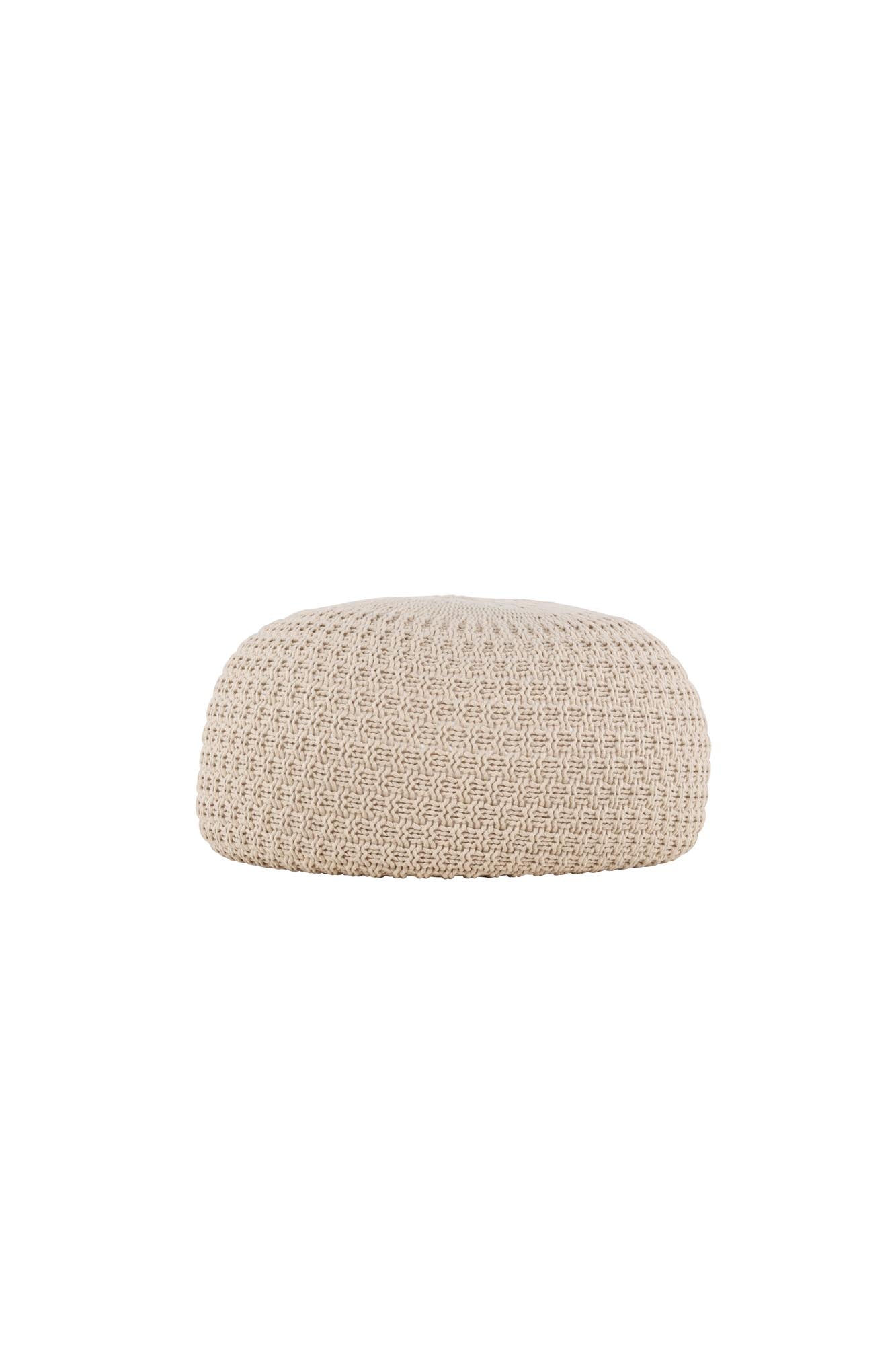 Sam Pouf in Beige präsentiert im Onlineshop von KAQTU Design AG. Pouf ist von Venture Home