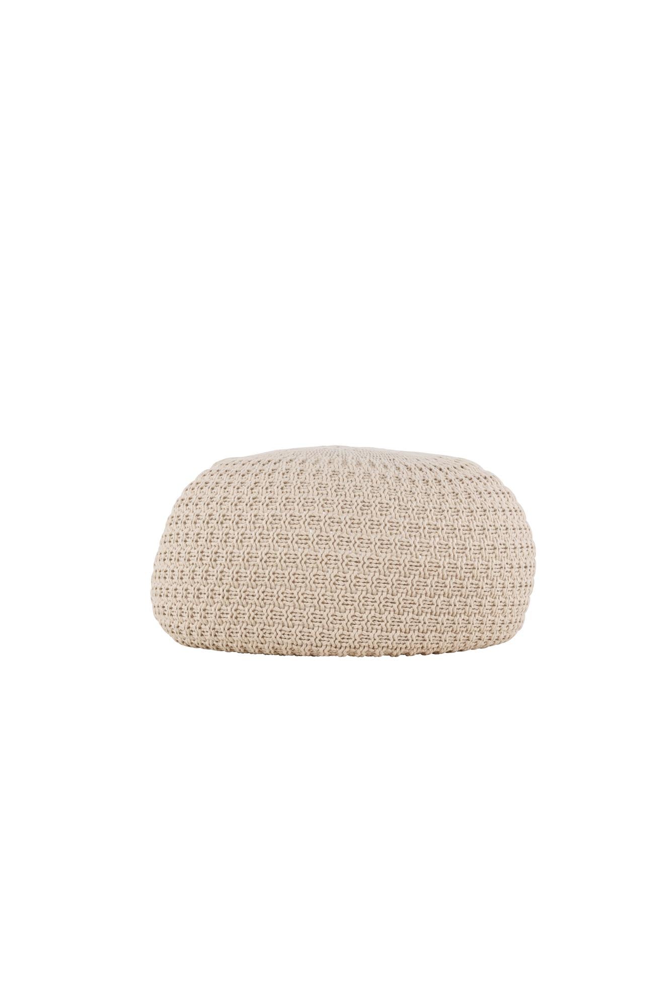 Sam Pouf in Beige präsentiert im Onlineshop von KAQTU Design AG. Pouf ist von Venture Home