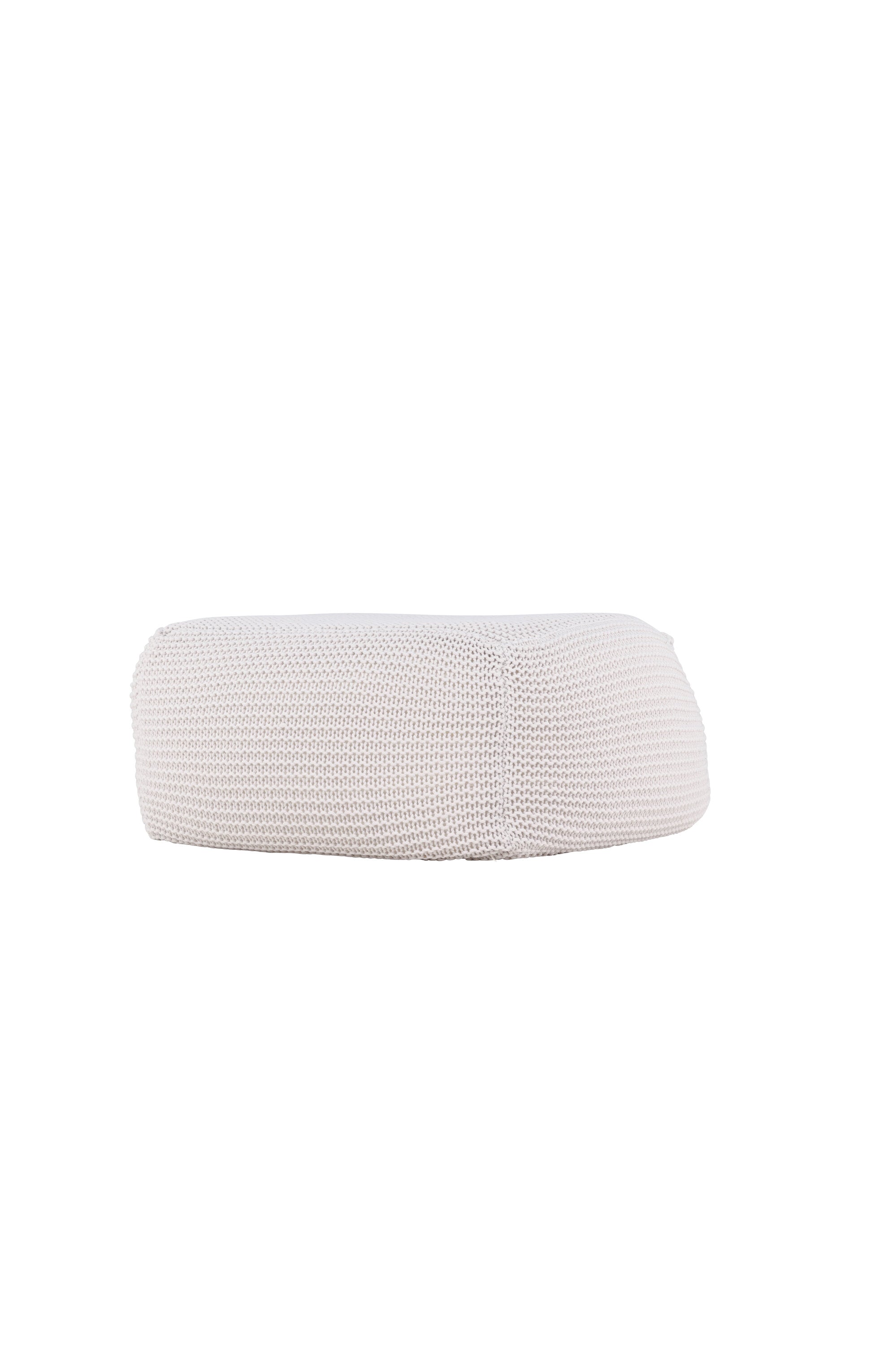 Luca Pouf in Creme präsentiert im Onlineshop von KAQTU Design AG. Pouf ist von Venture Home