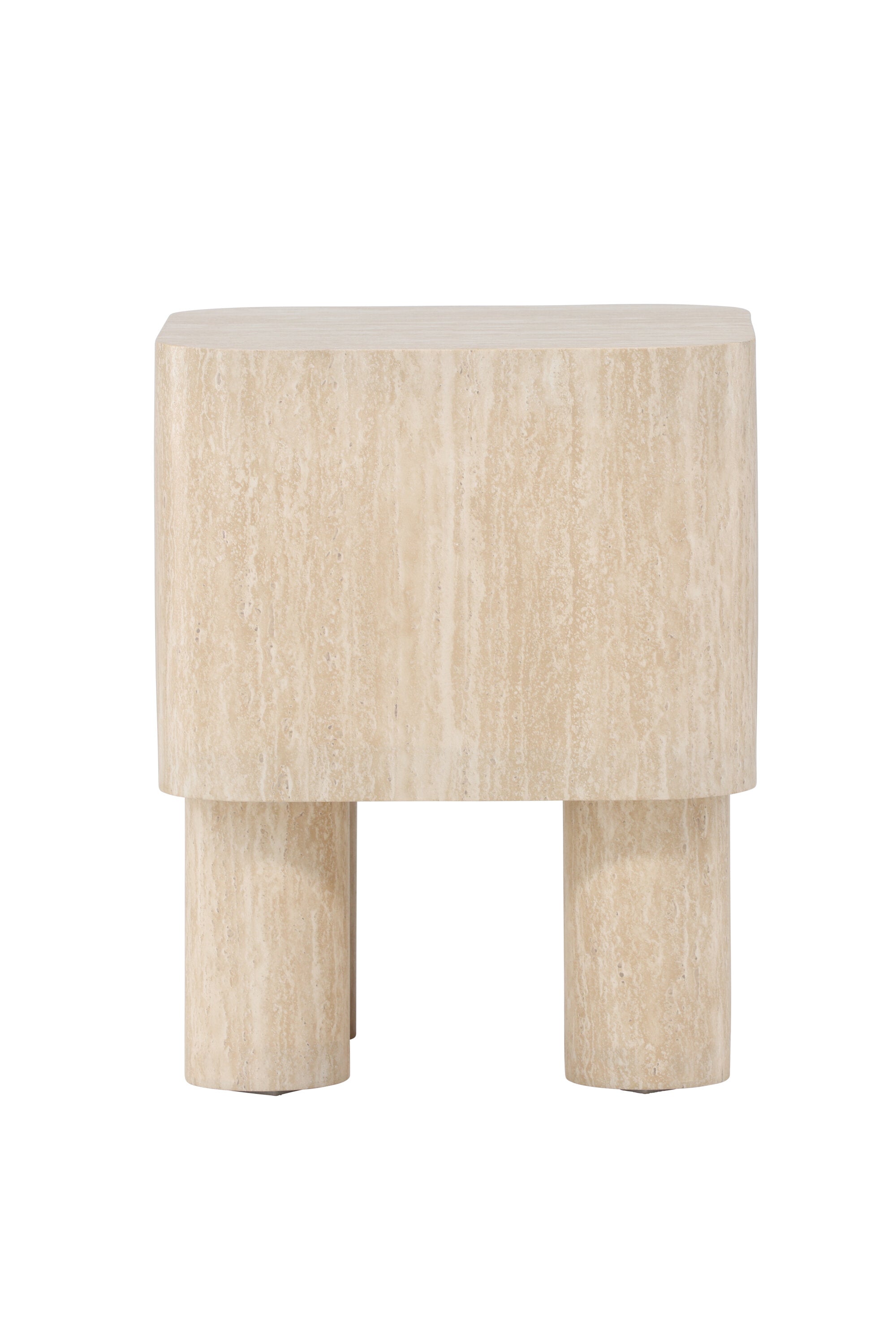 Klirou Beistelltisch 40x40 in Beige präsentiert im Onlineshop von KAQTU Design AG. Beistelltisch ist von Venture Home