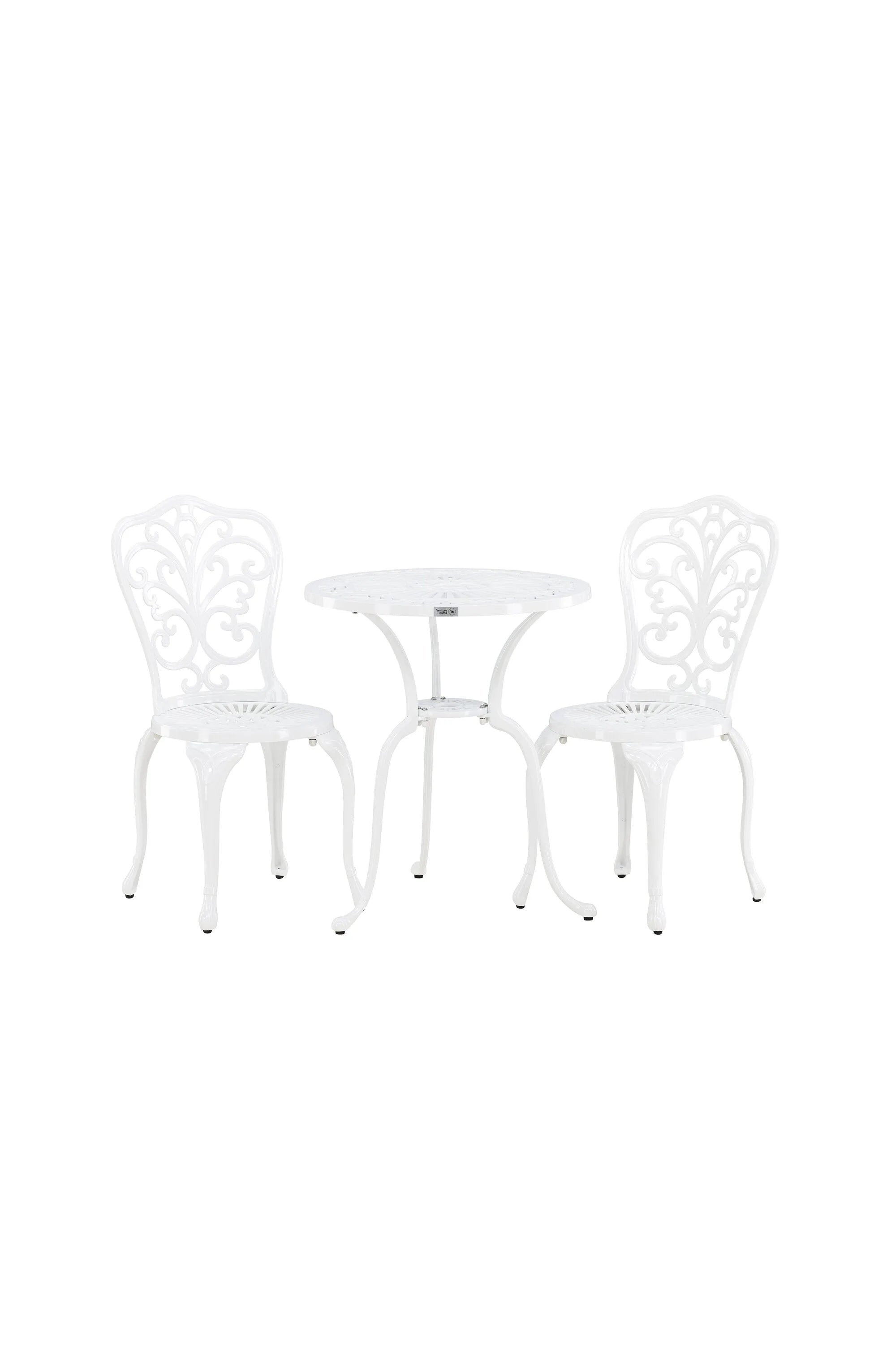 Nandin Tisch Set in Weiss / Weiss präsentiert im Onlineshop von KAQTU Design AG. Esszimmerset ist von Venture Home