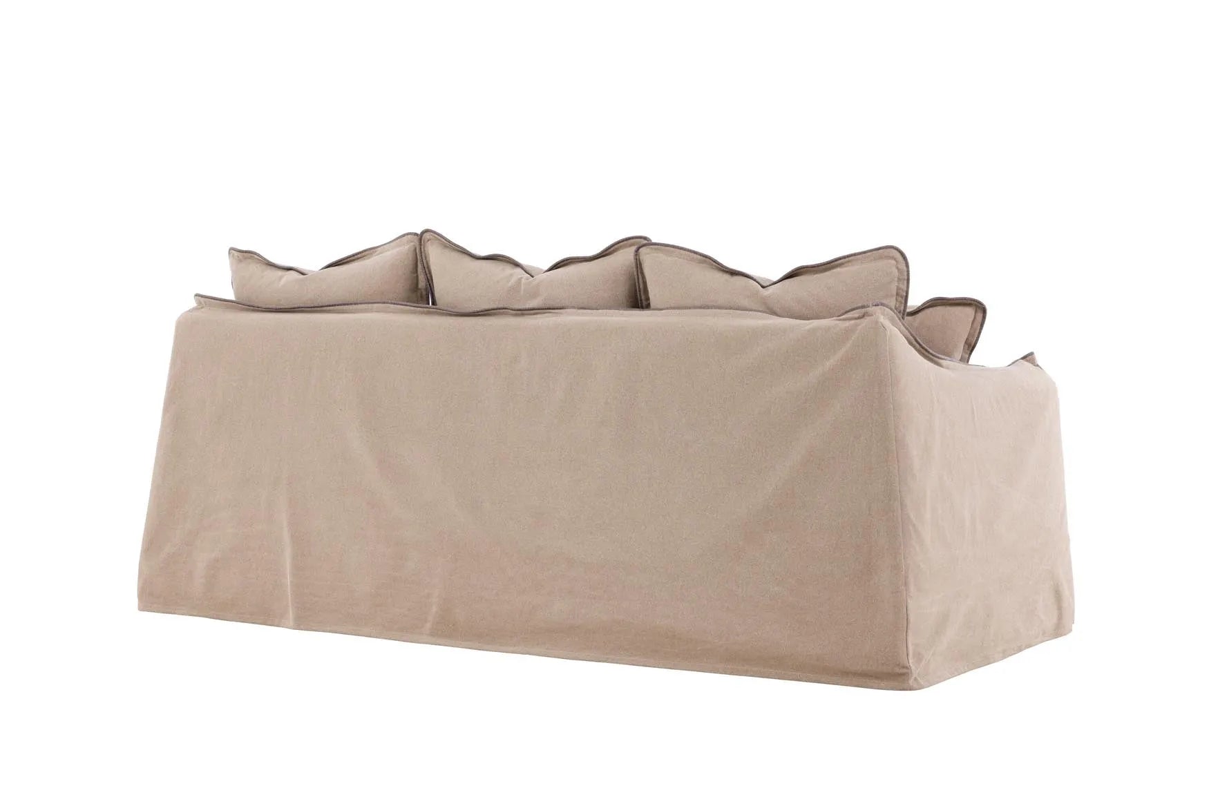 Oskarshamn 3 Seater Sofa in Beige/Brown präsentiert im Onlineshop von KAQTU Design AG. 3er Sofa ist von Venture Home