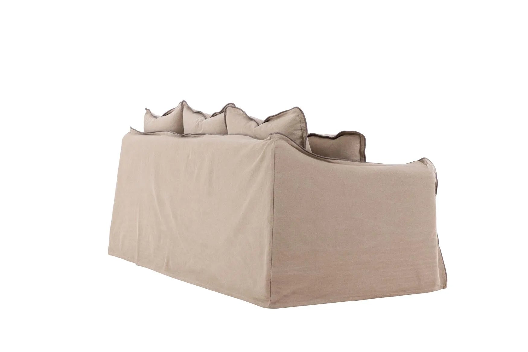 Oskarshamn 3 Seater Sofa in Beige/Brown präsentiert im Onlineshop von KAQTU Design AG. 3er Sofa ist von Venture Home