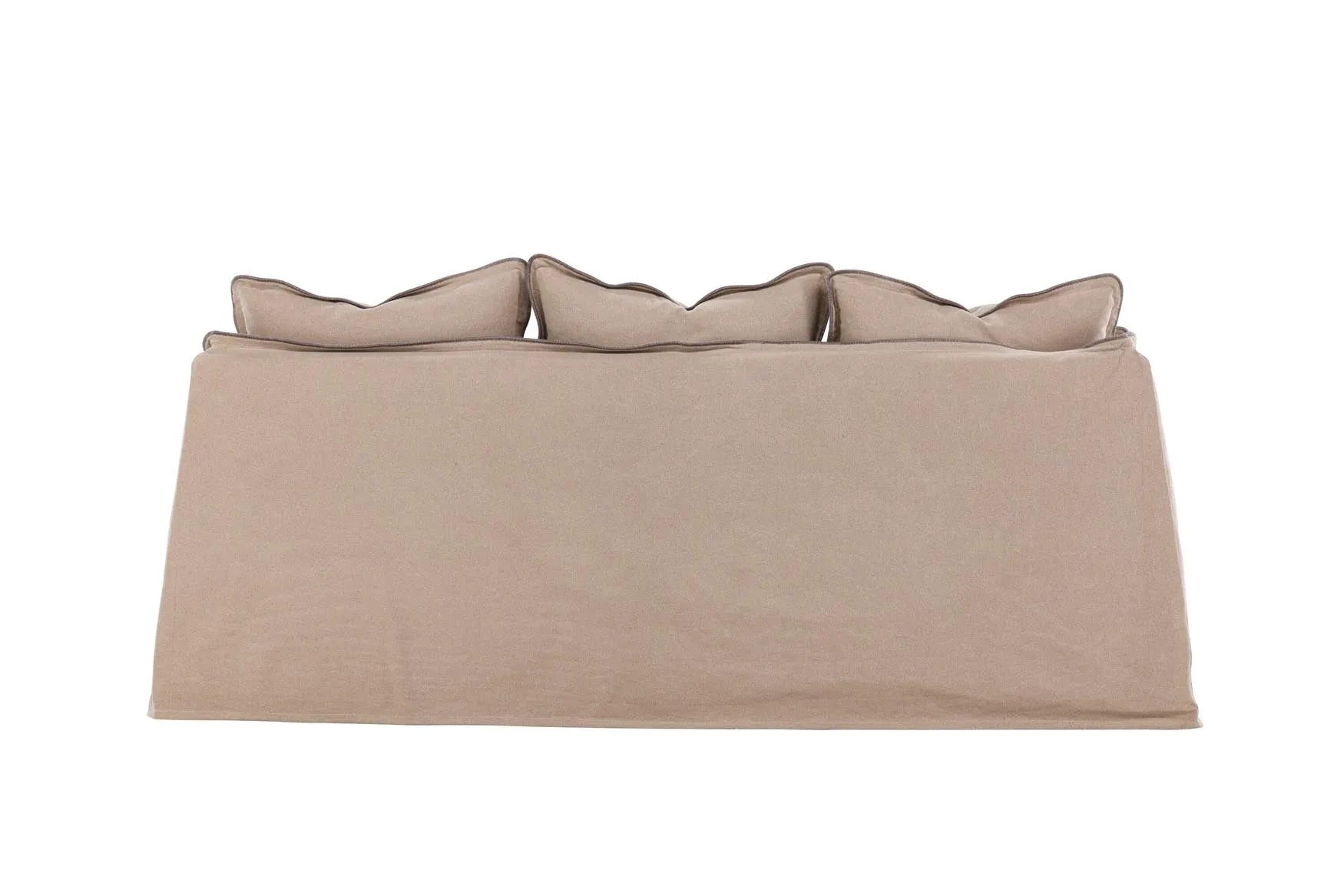 Oskarshamn 3 Seater Sofa in Beige/Brown präsentiert im Onlineshop von KAQTU Design AG. 3er Sofa ist von Venture Home