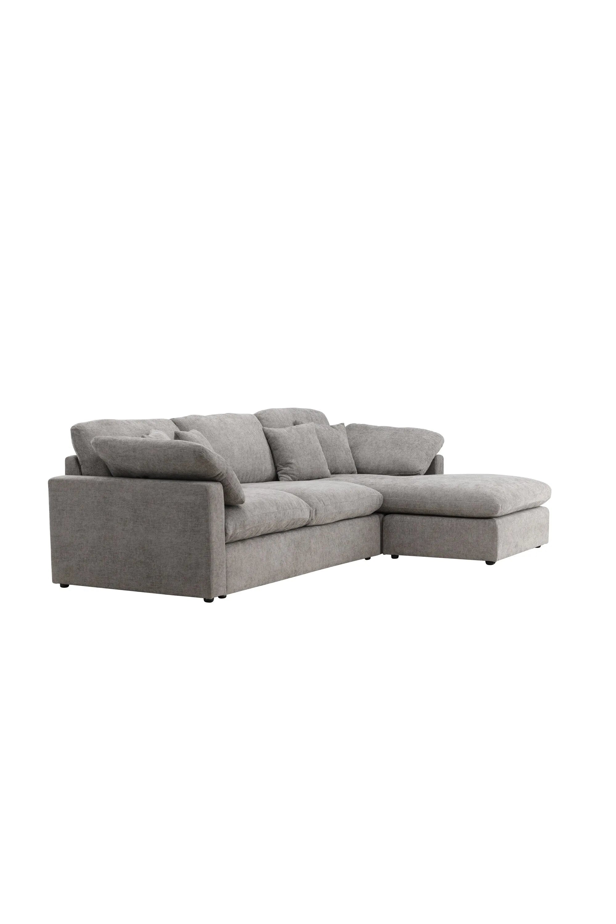 Amalfi Ecksofa  in Dunkelgrau präsentiert im Onlineshop von KAQTU Design AG. Ecksofa ist von Vind