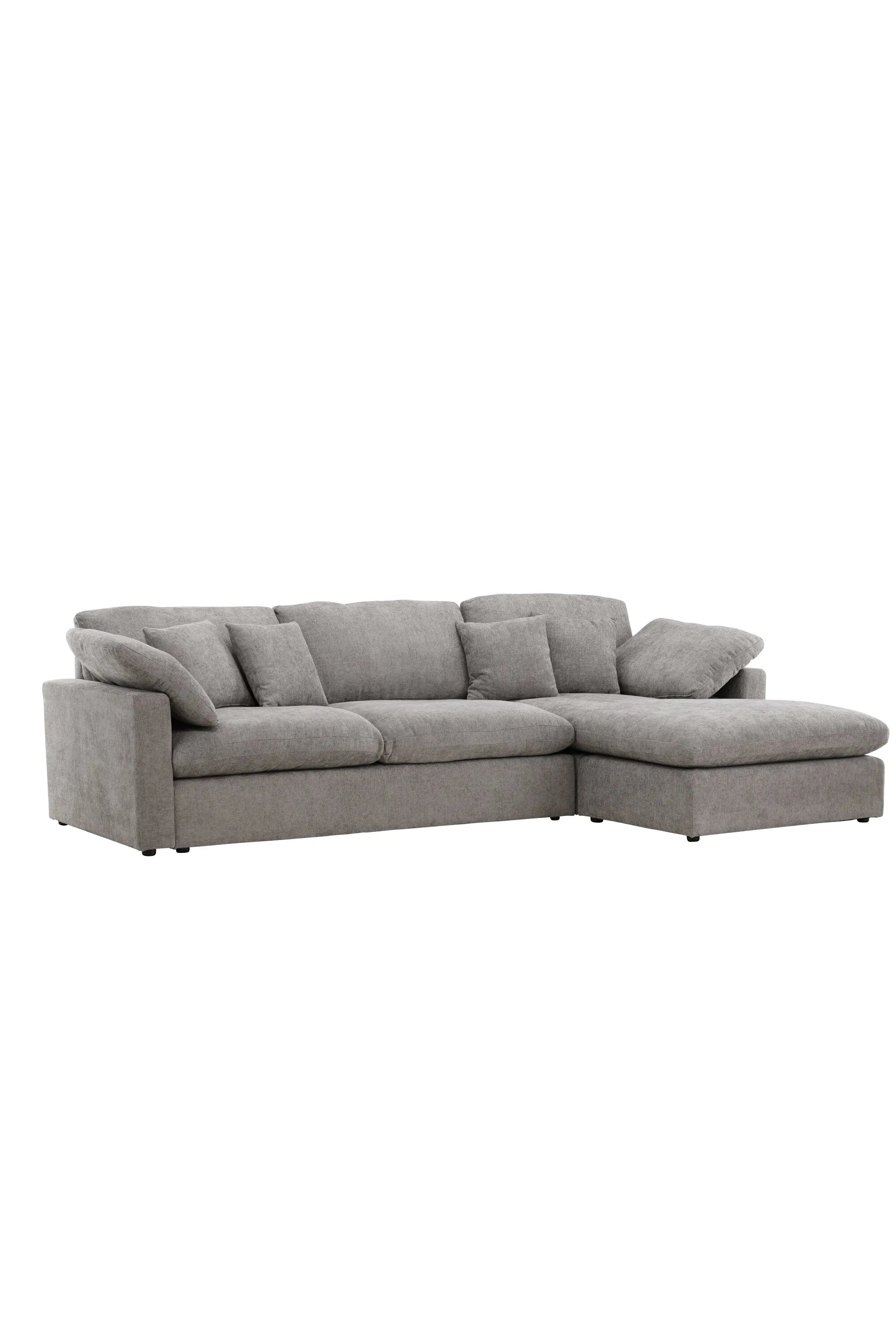 Amalfi Ecksofa  in Dunkelgrau präsentiert im Onlineshop von KAQTU Design AG. Ecksofa ist von Vind