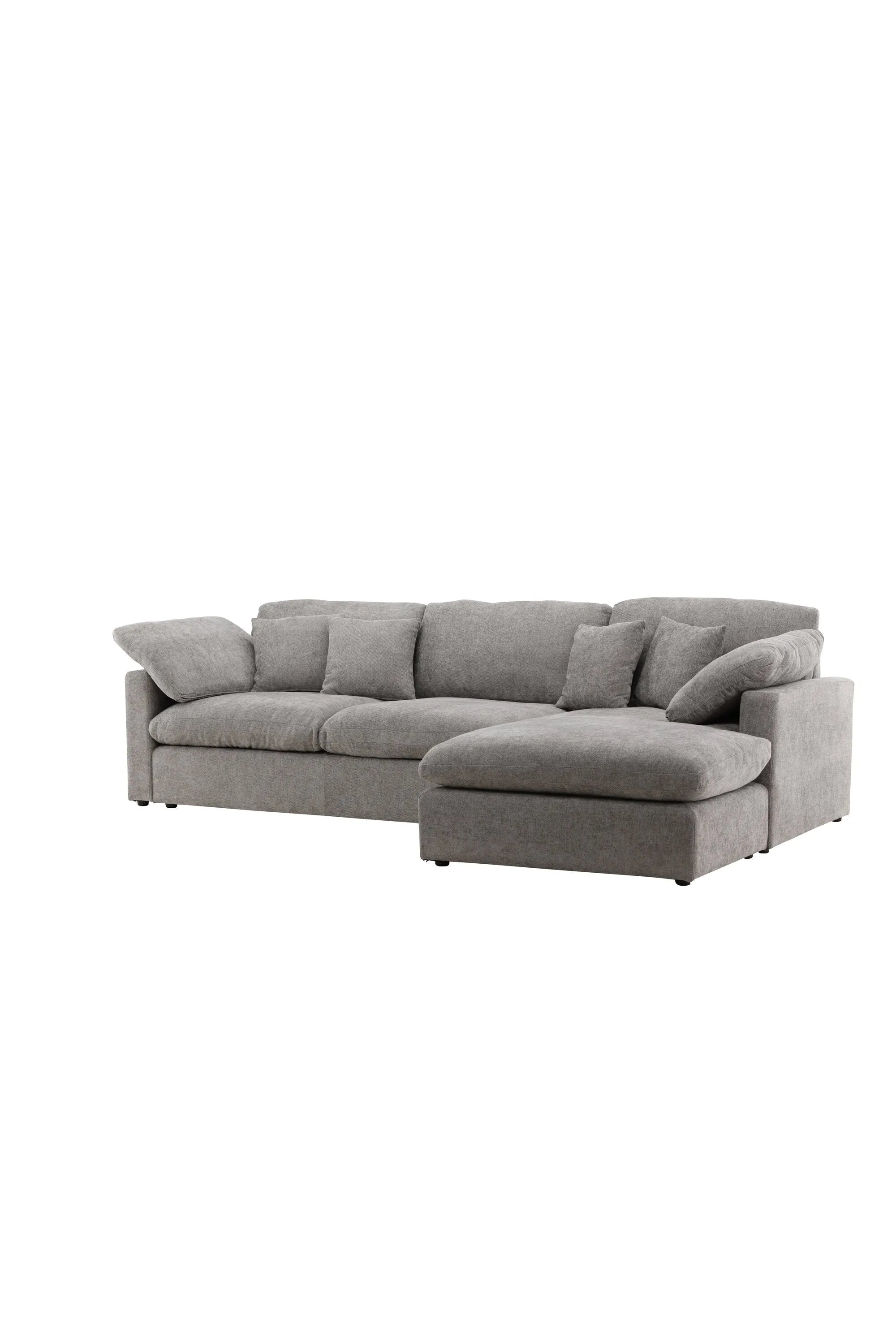 Amalfi Ecksofa  in Dunkelgrau präsentiert im Onlineshop von KAQTU Design AG. Ecksofa ist von Vind