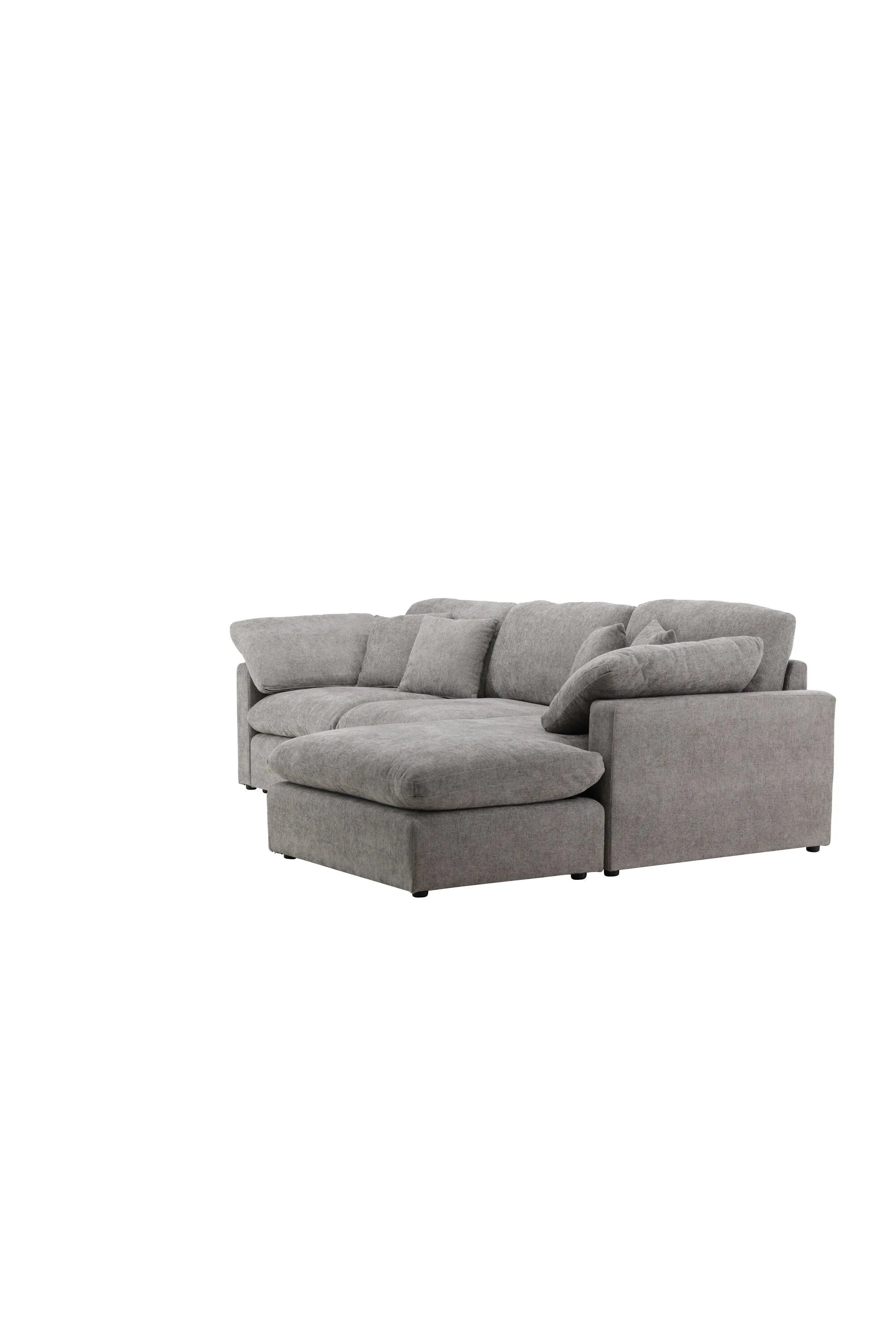 Amalfi Ecksofa  in Dunkelgrau präsentiert im Onlineshop von KAQTU Design AG. Ecksofa ist von Vind