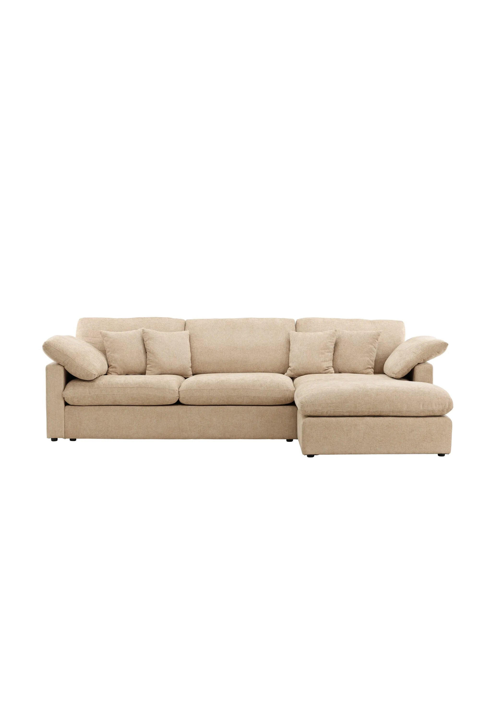 Amalfi Ecksofa  in Sand präsentiert im Onlineshop von KAQTU Design AG. Ecksofa ist von Vind