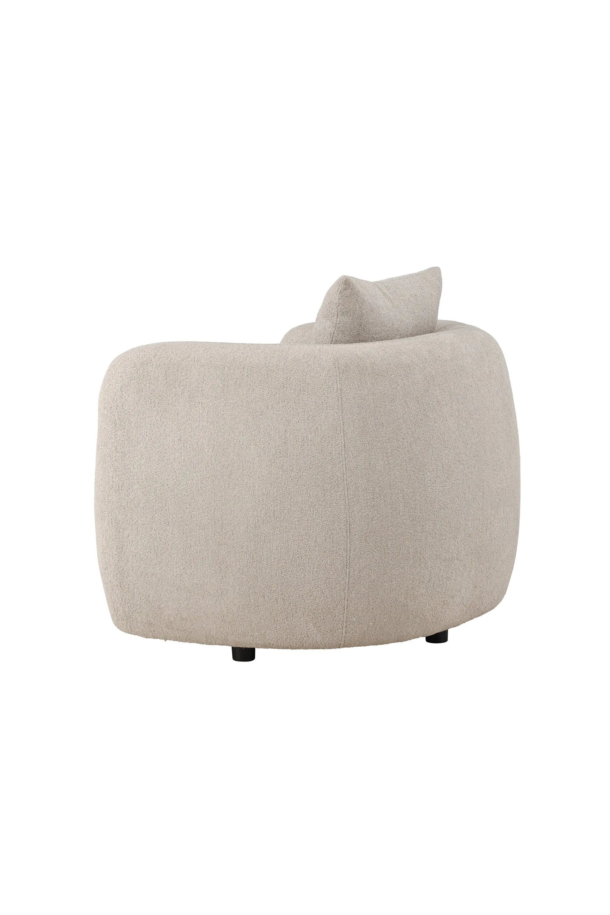 Cielo Sessel in Beige präsentiert im Onlineshop von KAQTU Design AG. Sessel mit Armlehnen ist von Venture Home