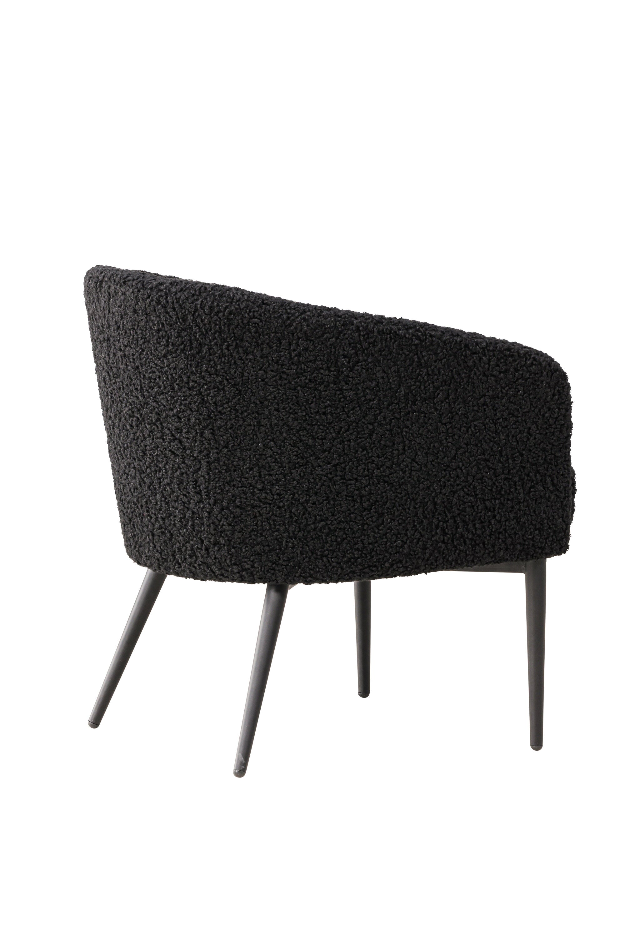 Fluffy Sessel in Schwarz präsentiert im Onlineshop von KAQTU Design AG. Sessel mit Armlehnen ist von Venture Home