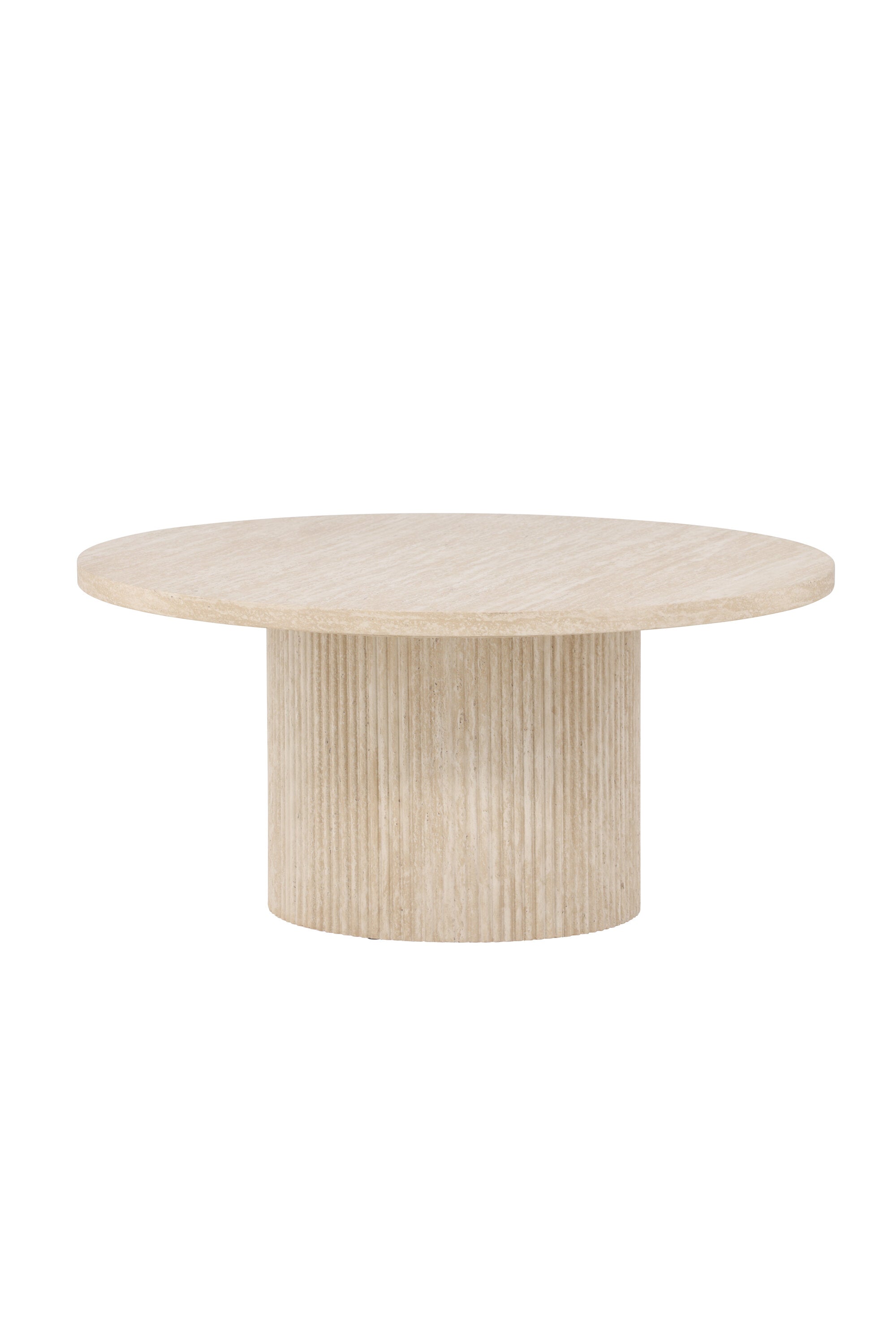 Härön Sofatisch ø80 in Beige präsentiert im Onlineshop von KAQTU Design AG. Beistelltisch ist von Venture Home