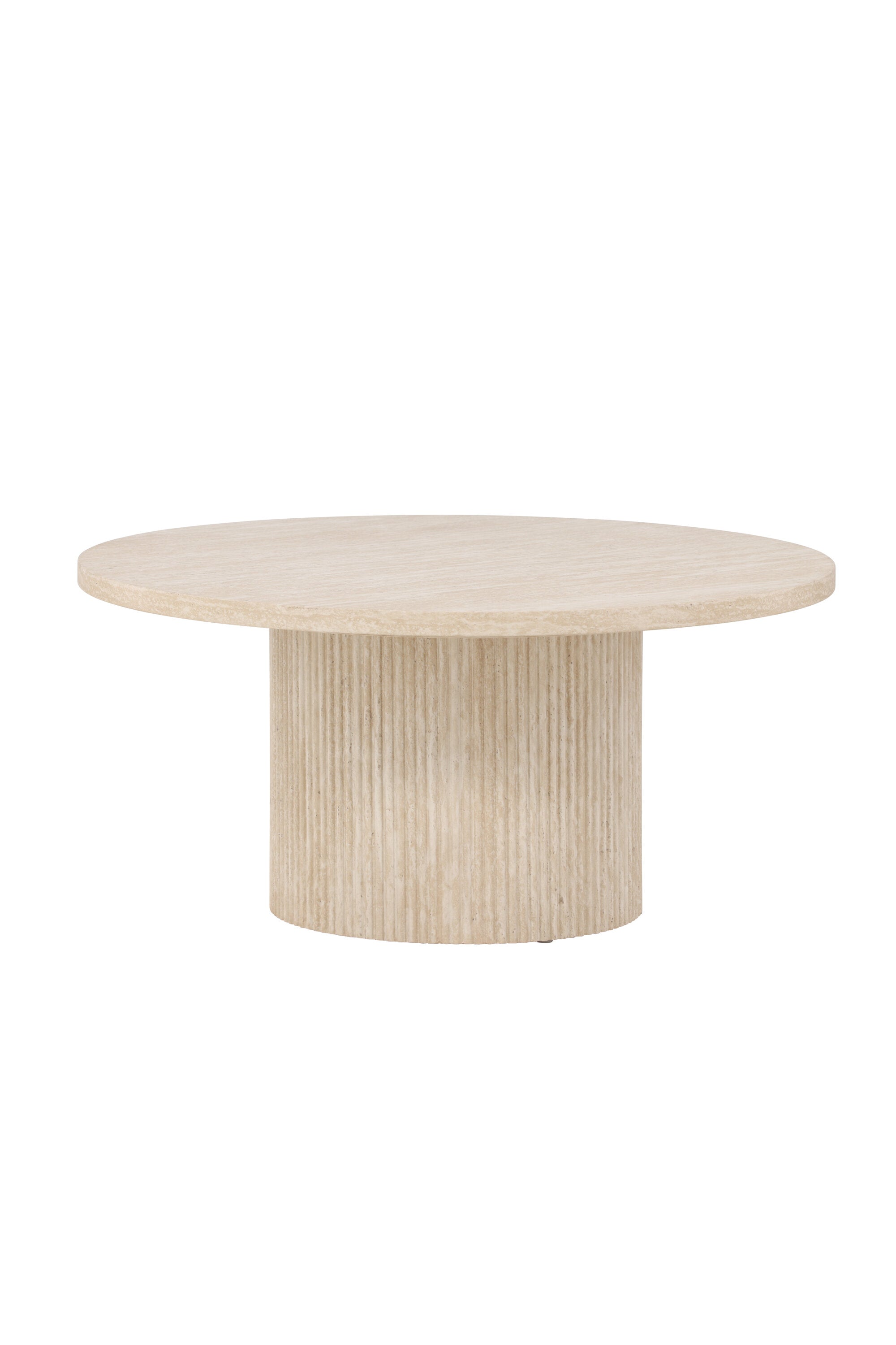 Härön Sofatisch ø80 in Beige präsentiert im Onlineshop von KAQTU Design AG. Beistelltisch ist von Venture Home