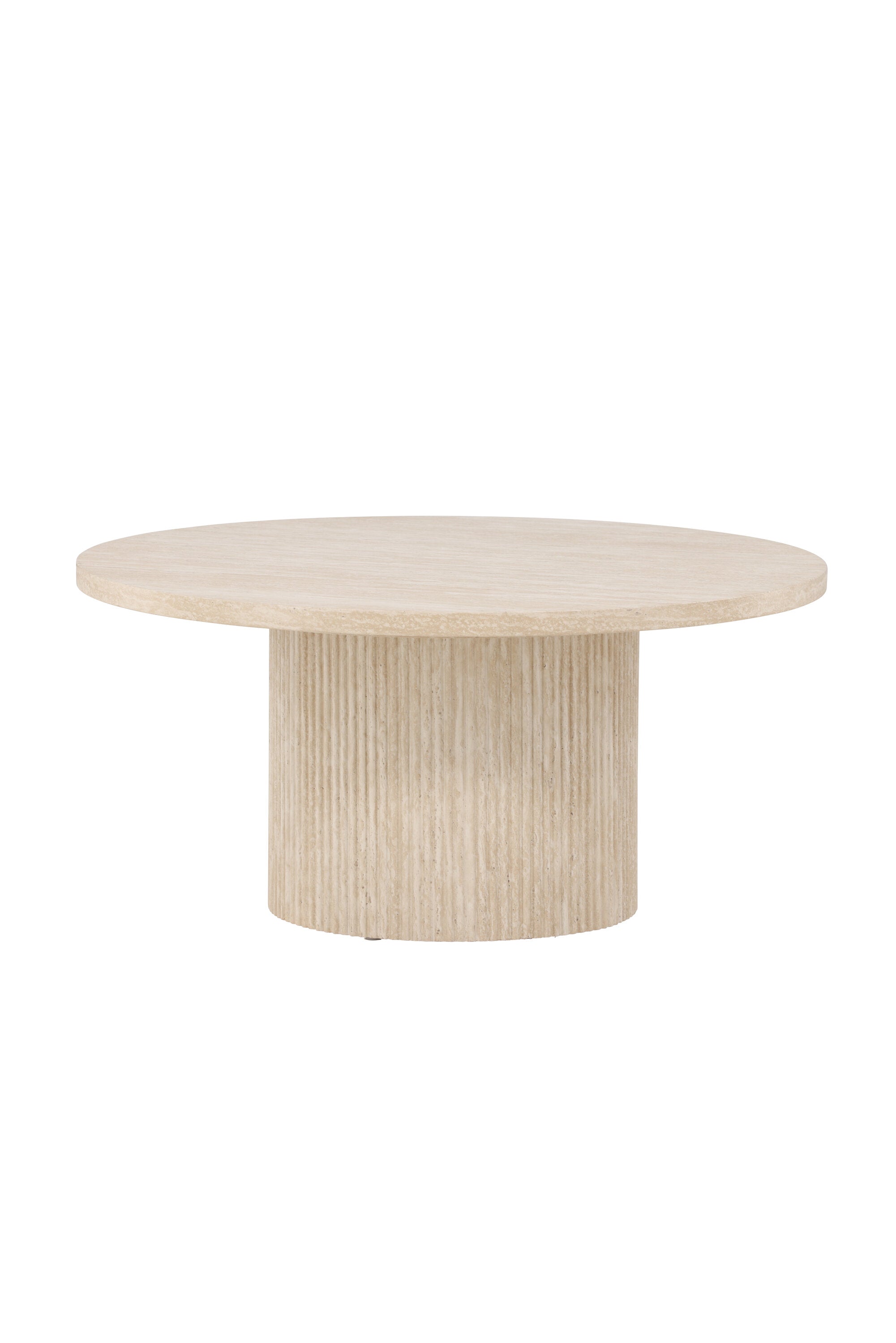 Härön Sofatisch ø80 in Beige präsentiert im Onlineshop von KAQTU Design AG. Beistelltisch ist von Venture Home