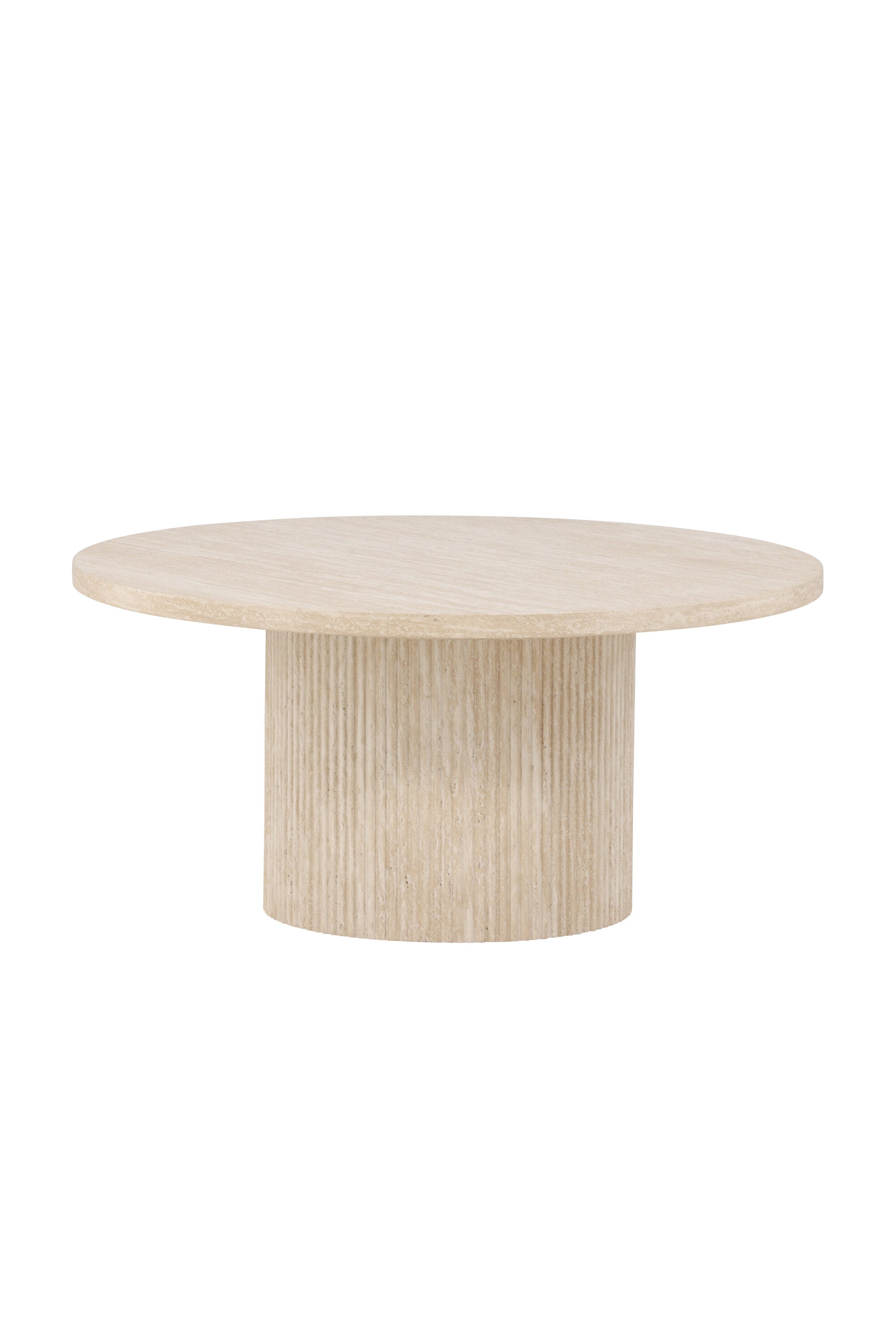 Härön Sofatisch ø80 in Beige präsentiert im Onlineshop von KAQTU Design AG. Beistelltisch ist von Venture Home