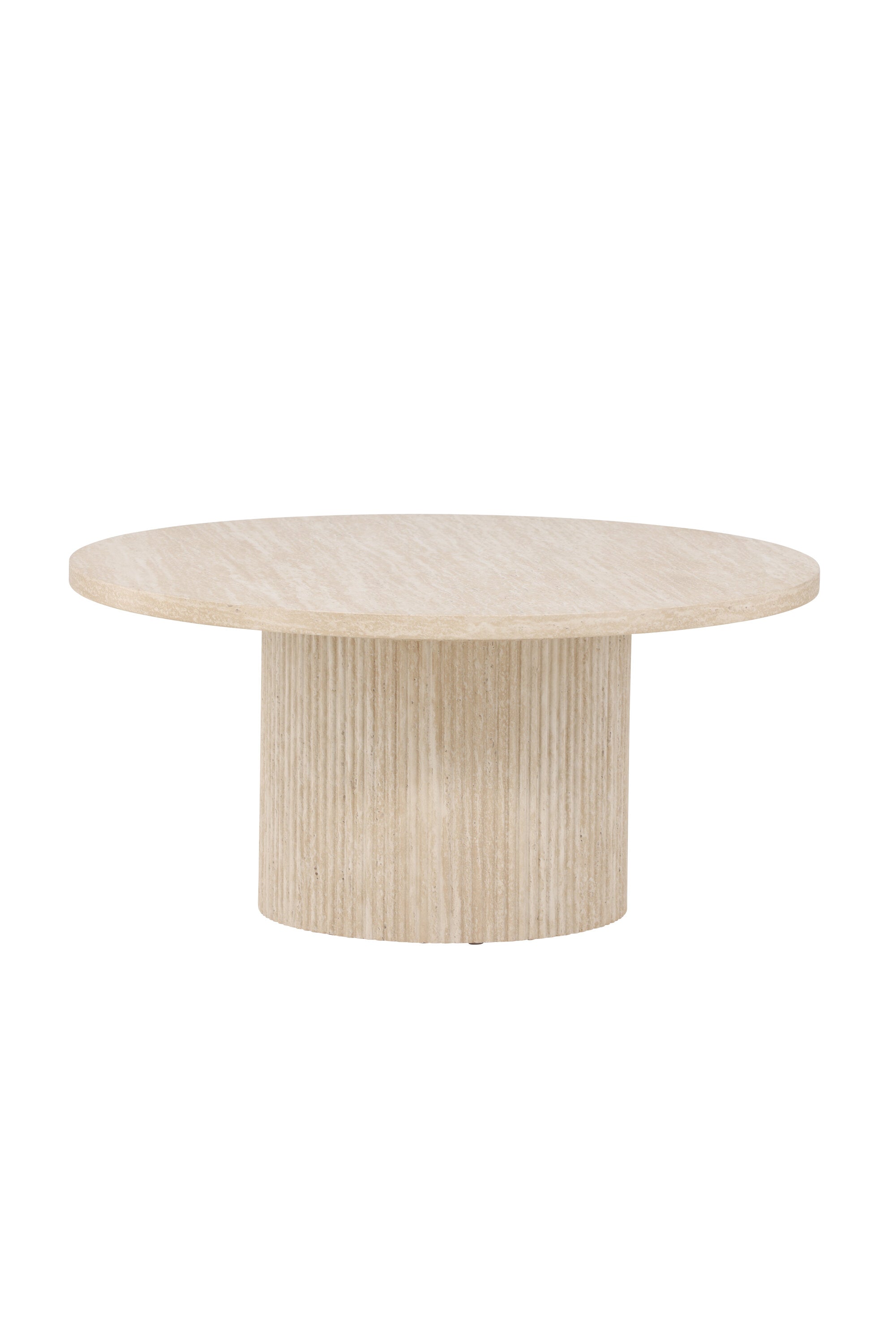 Härön Sofatisch ø80 in Beige präsentiert im Onlineshop von KAQTU Design AG. Beistelltisch ist von Venture Home