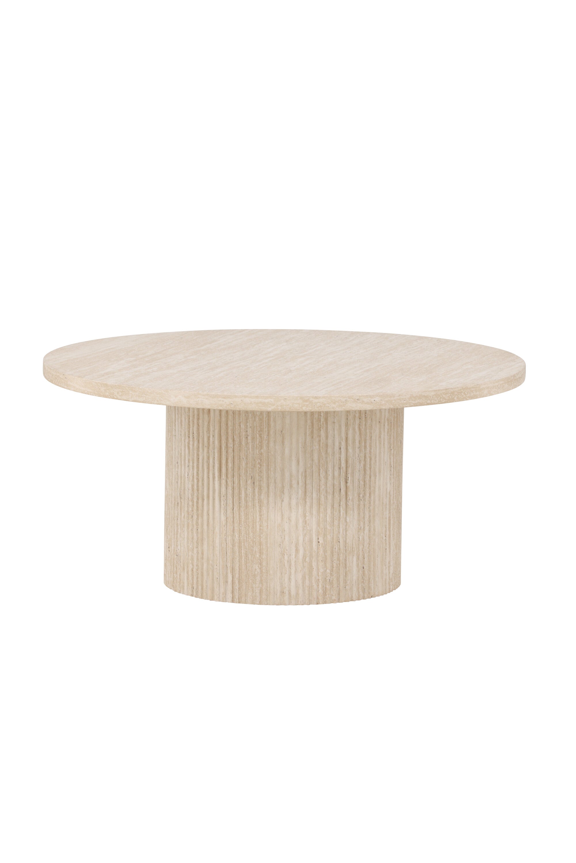 Härön Sofatisch ø80 in Beige präsentiert im Onlineshop von KAQTU Design AG. Beistelltisch ist von Venture Home