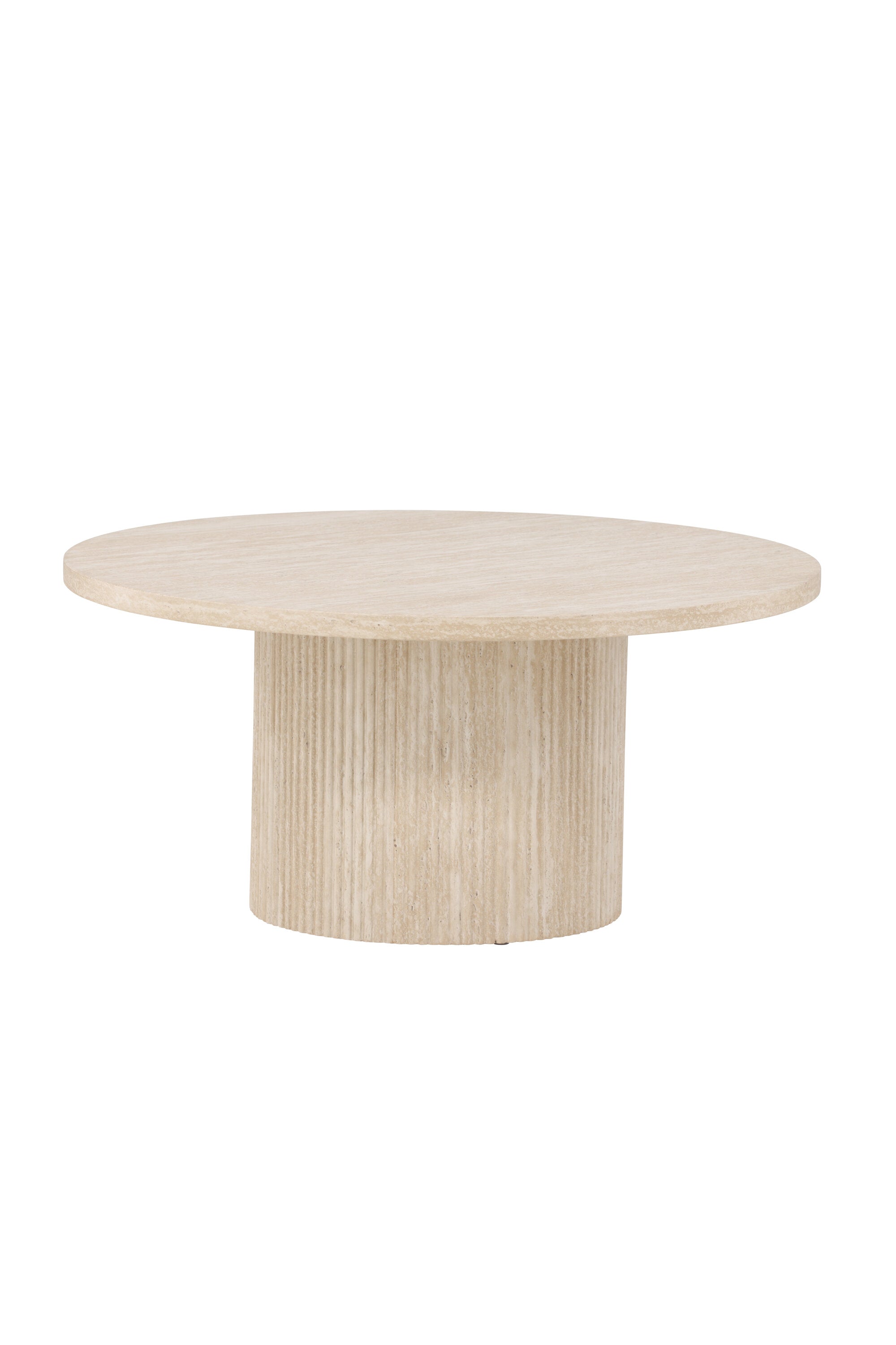 Härön Sofatisch ø80 in Beige präsentiert im Onlineshop von KAQTU Design AG. Beistelltisch ist von Venture Home