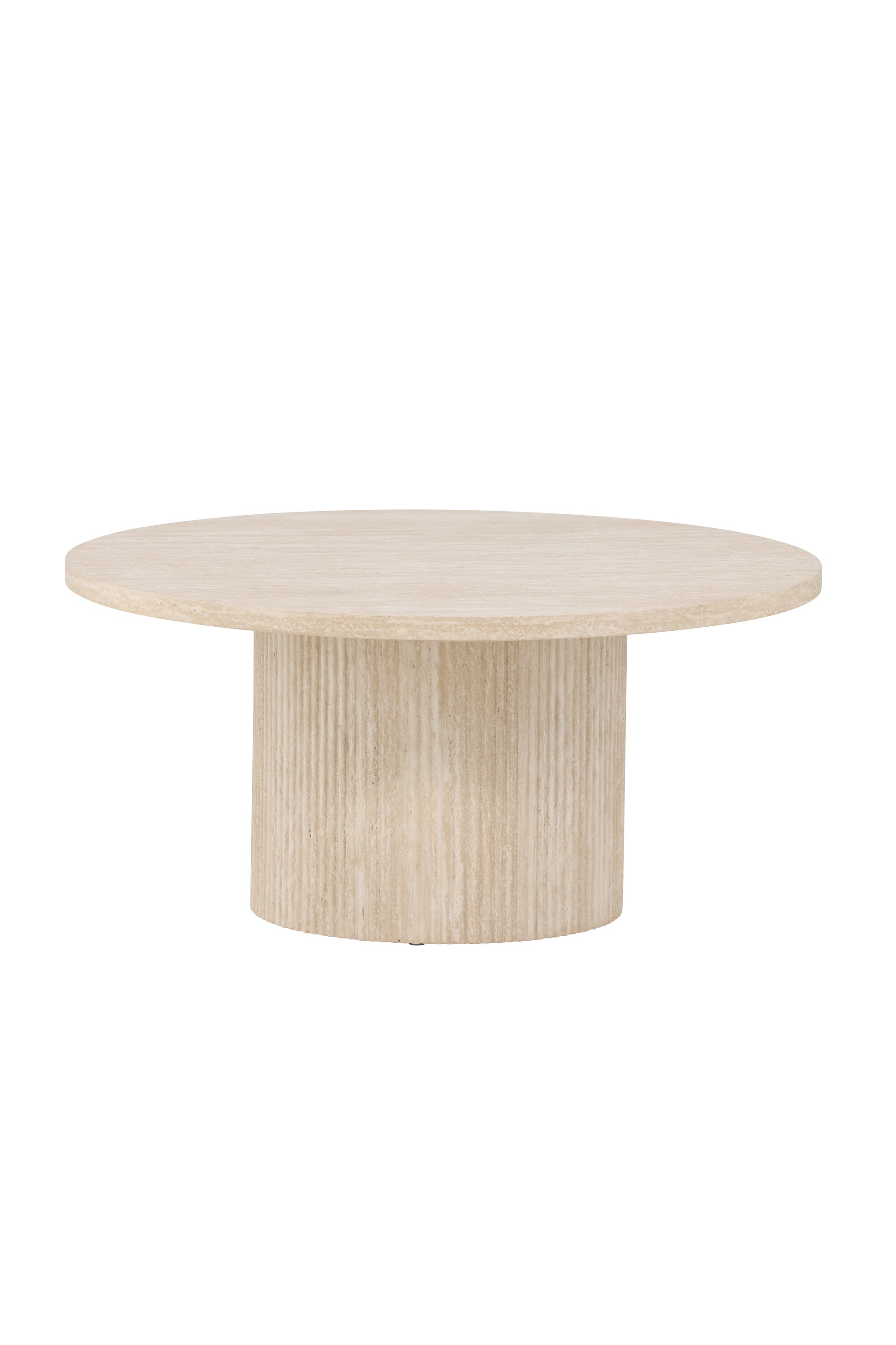 Härön Sofatisch ø80 in Beige präsentiert im Onlineshop von KAQTU Design AG. Beistelltisch ist von Venture Home