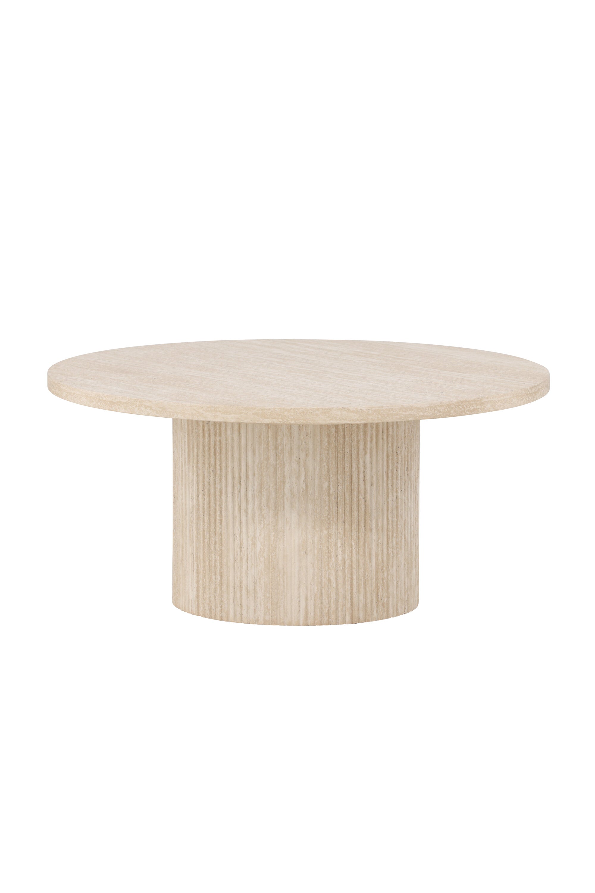 Härön Sofatisch ø80 in Beige präsentiert im Onlineshop von KAQTU Design AG. Beistelltisch ist von Venture Home