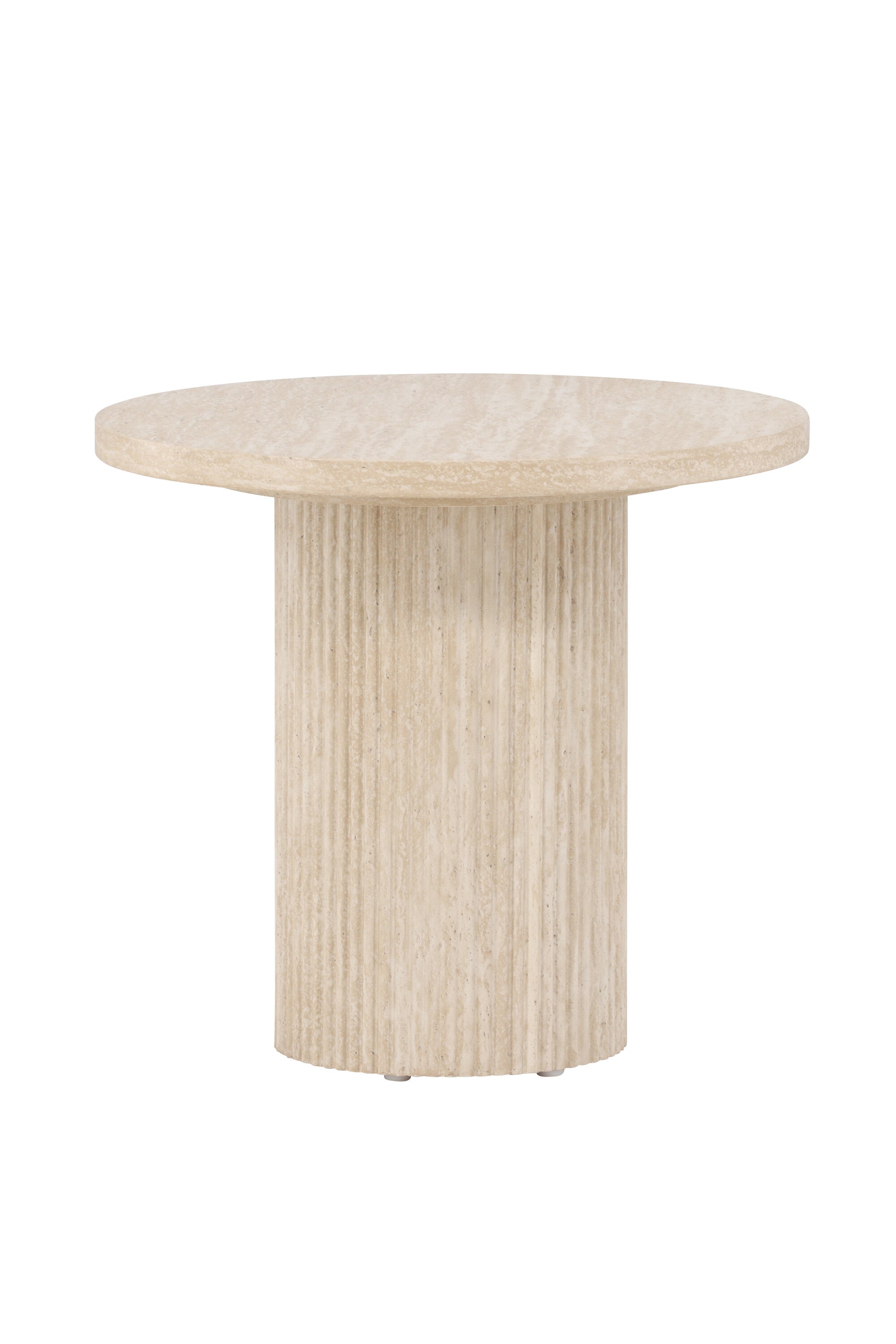 Härön Sofatisch ø50 in Beige präsentiert im Onlineshop von KAQTU Design AG. Beistelltisch ist von Venture Home