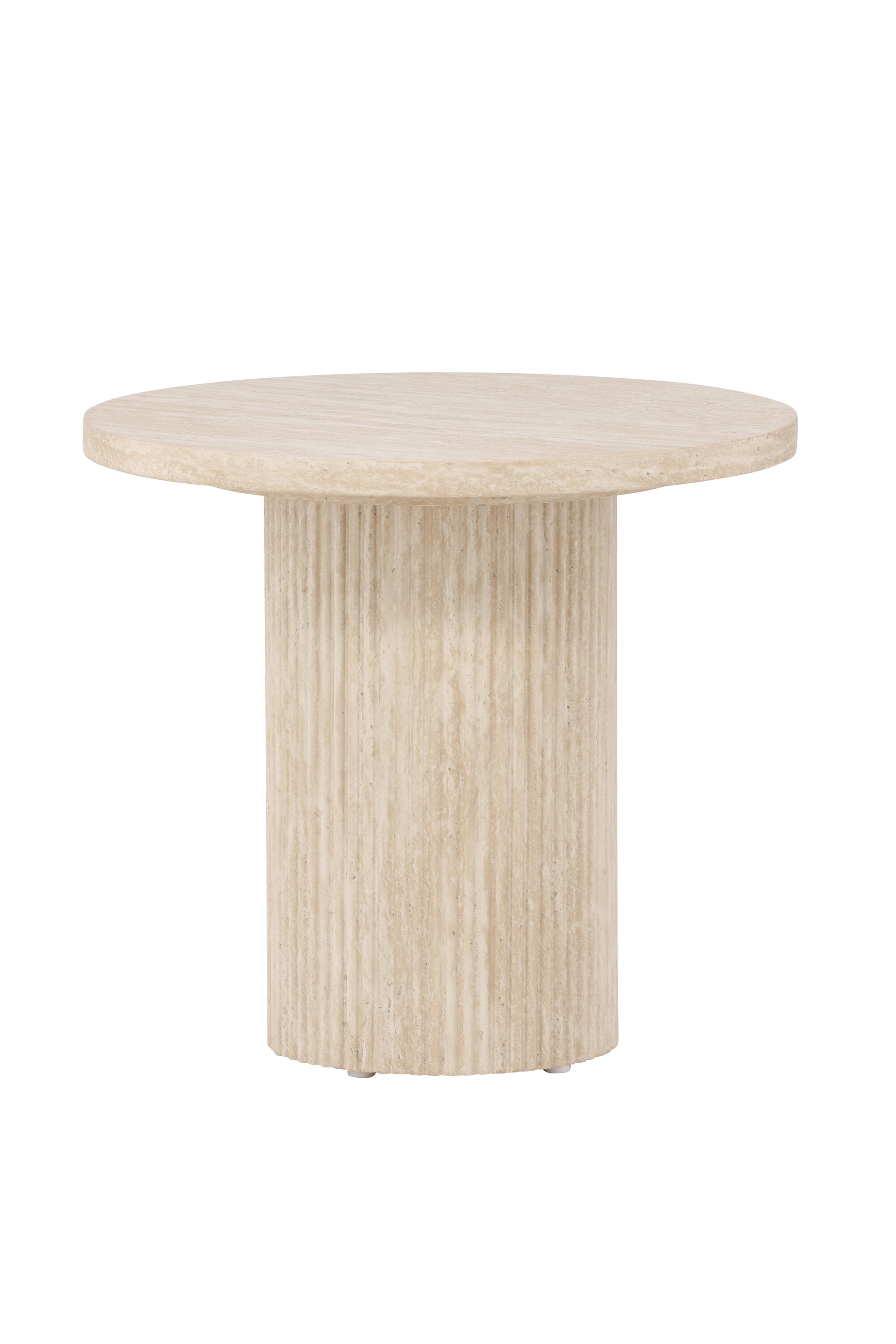 Härön Sofatisch ø50 in Beige präsentiert im Onlineshop von KAQTU Design AG. Beistelltisch ist von Venture Home