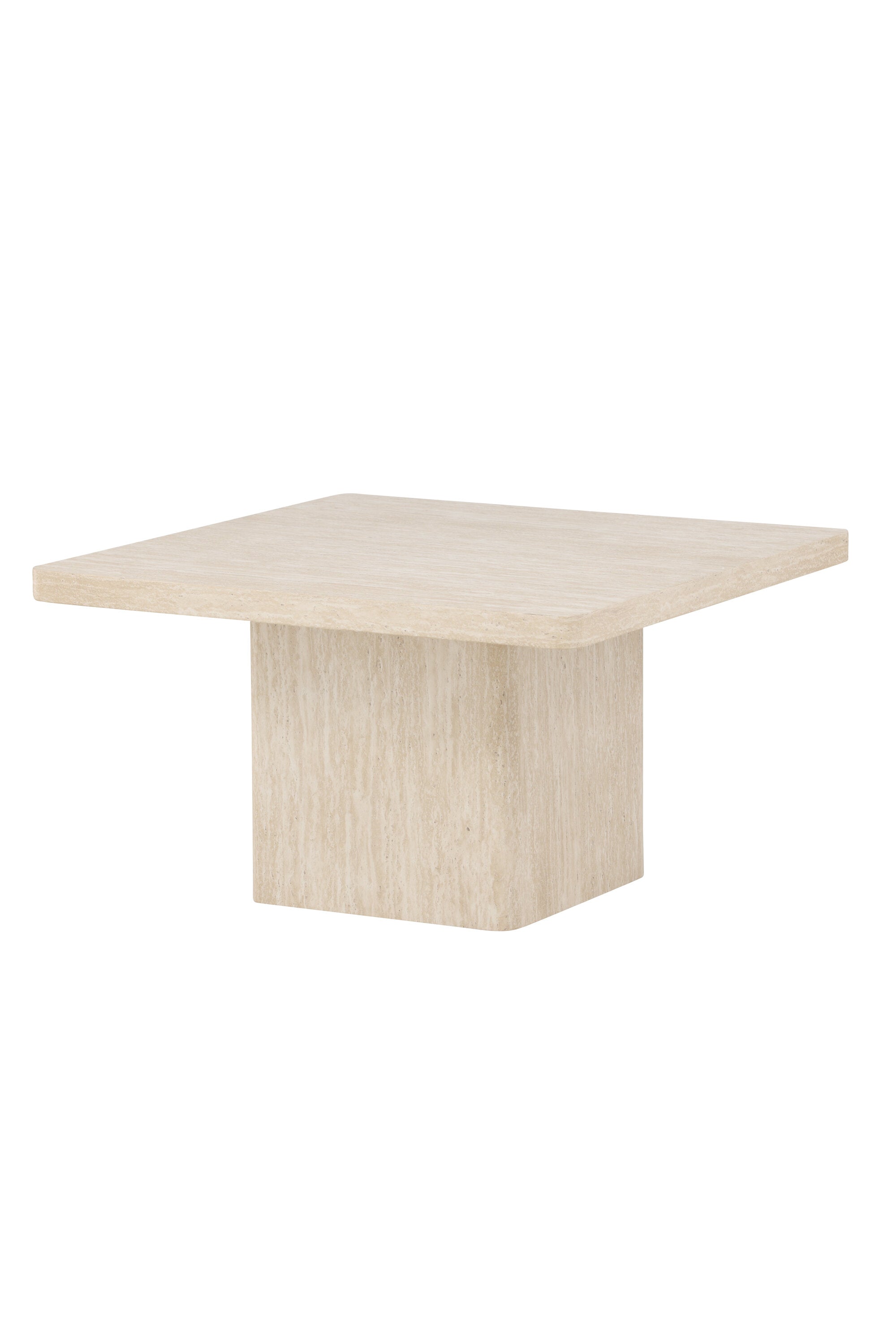 Qvart Sofatisch 80x80 in Beige präsentiert im Onlineshop von KAQTU Design AG. Beistelltisch ist von Venture Home