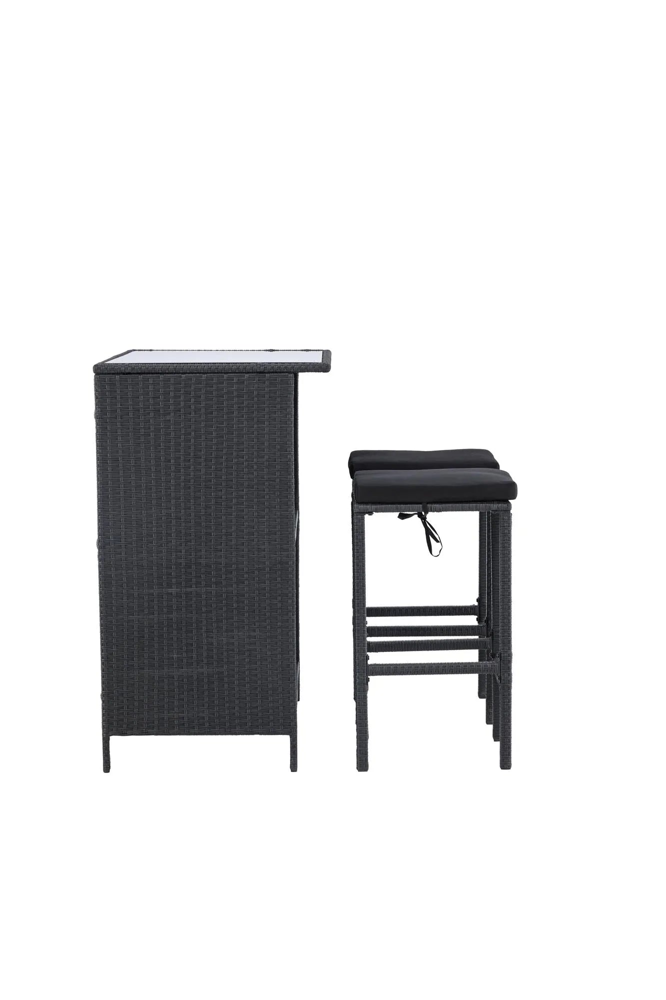 Knock Bar Set in Schwarz Schwarz präsentiert im Onlineshop von KAQTU Design AG. Loungeset ist von Venture Home