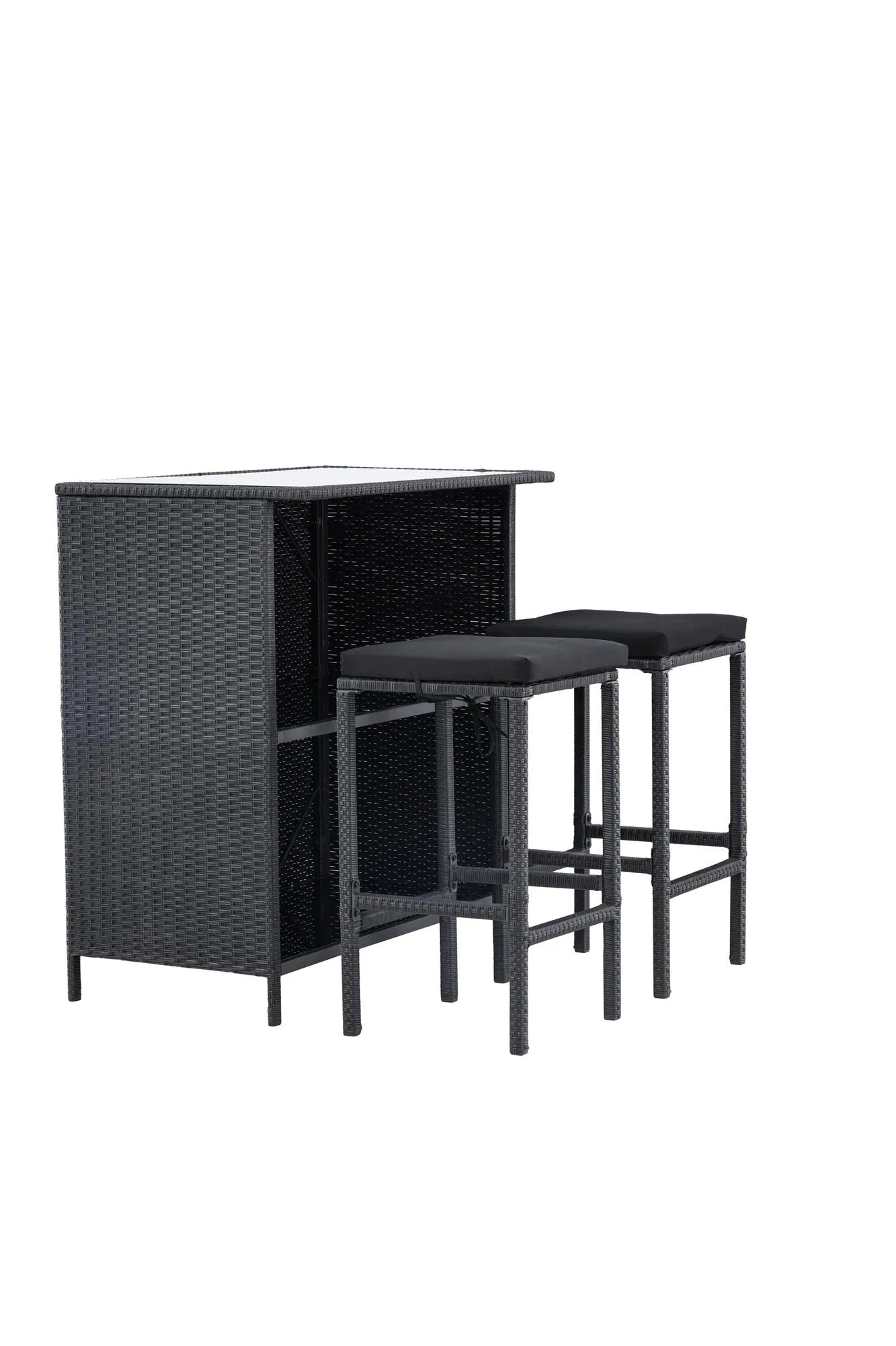 Knock Bar Set in Schwarz Schwarz präsentiert im Onlineshop von KAQTU Design AG. Loungeset ist von Venture Home