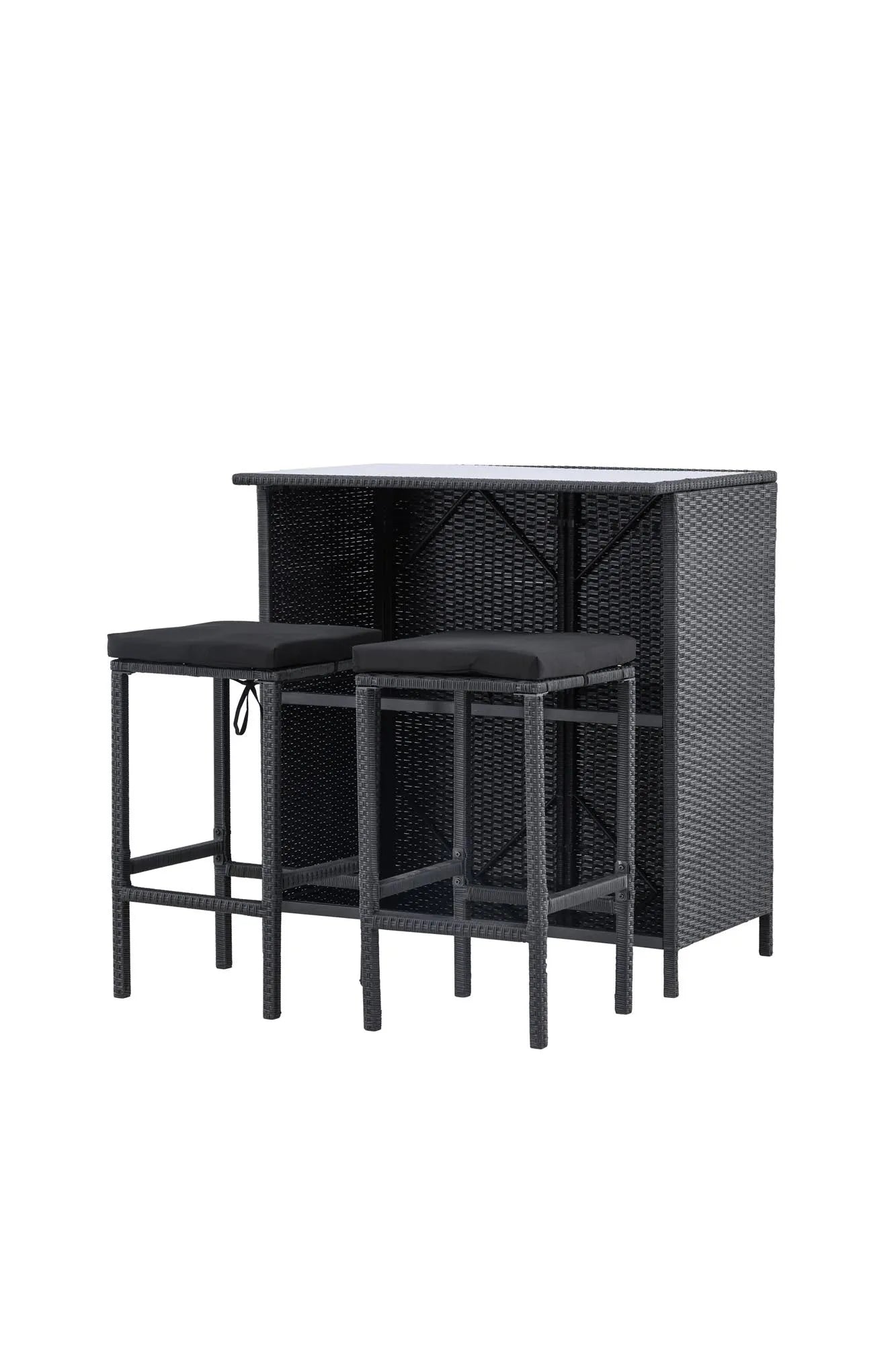 Knock Bar Set in Schwarz Schwarz präsentiert im Onlineshop von KAQTU Design AG. Loungeset ist von Venture Home