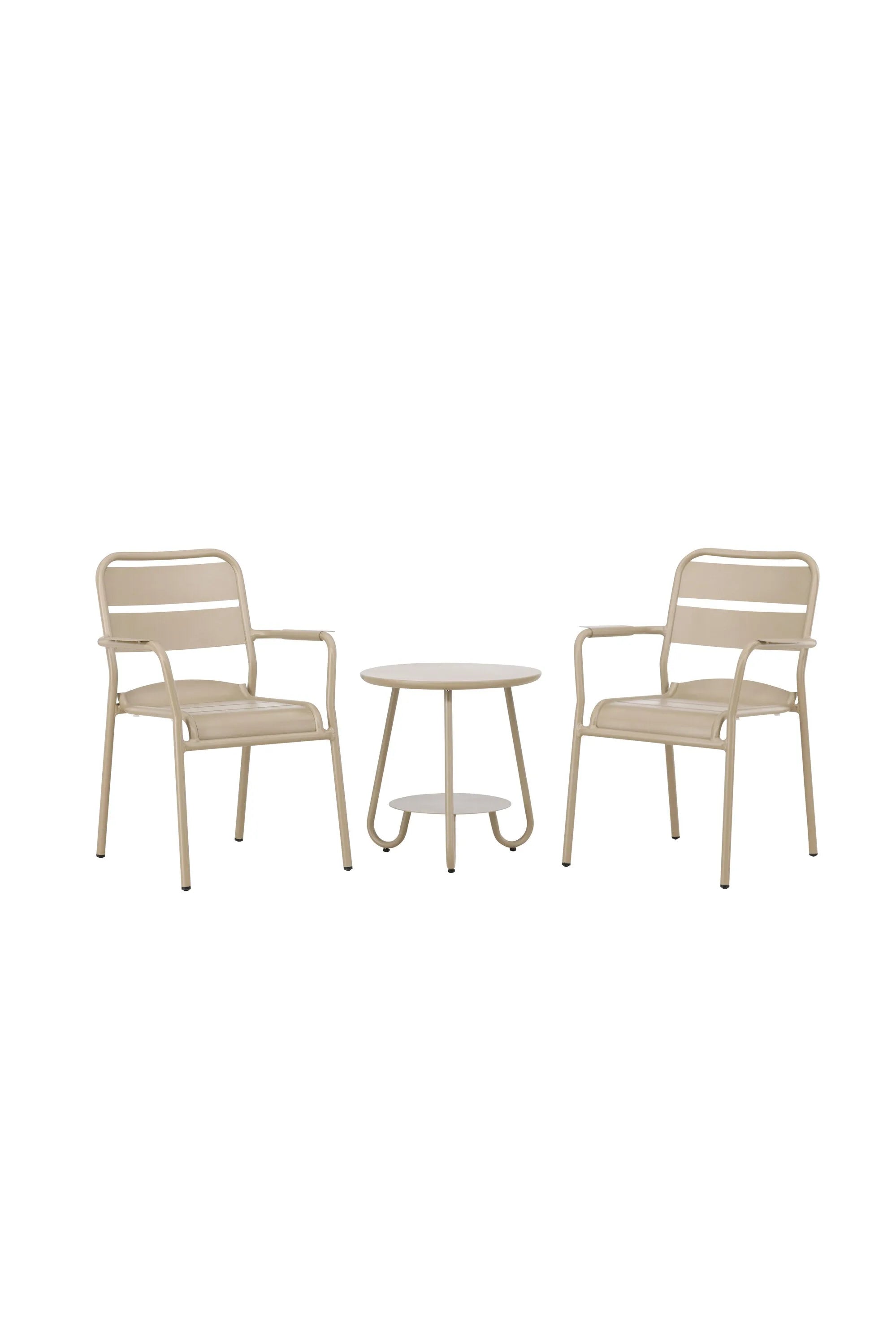 Faro Café Set in Beige/Beige präsentiert im Onlineshop von KAQTU Design AG. Esszimmerset ist von Venture Home